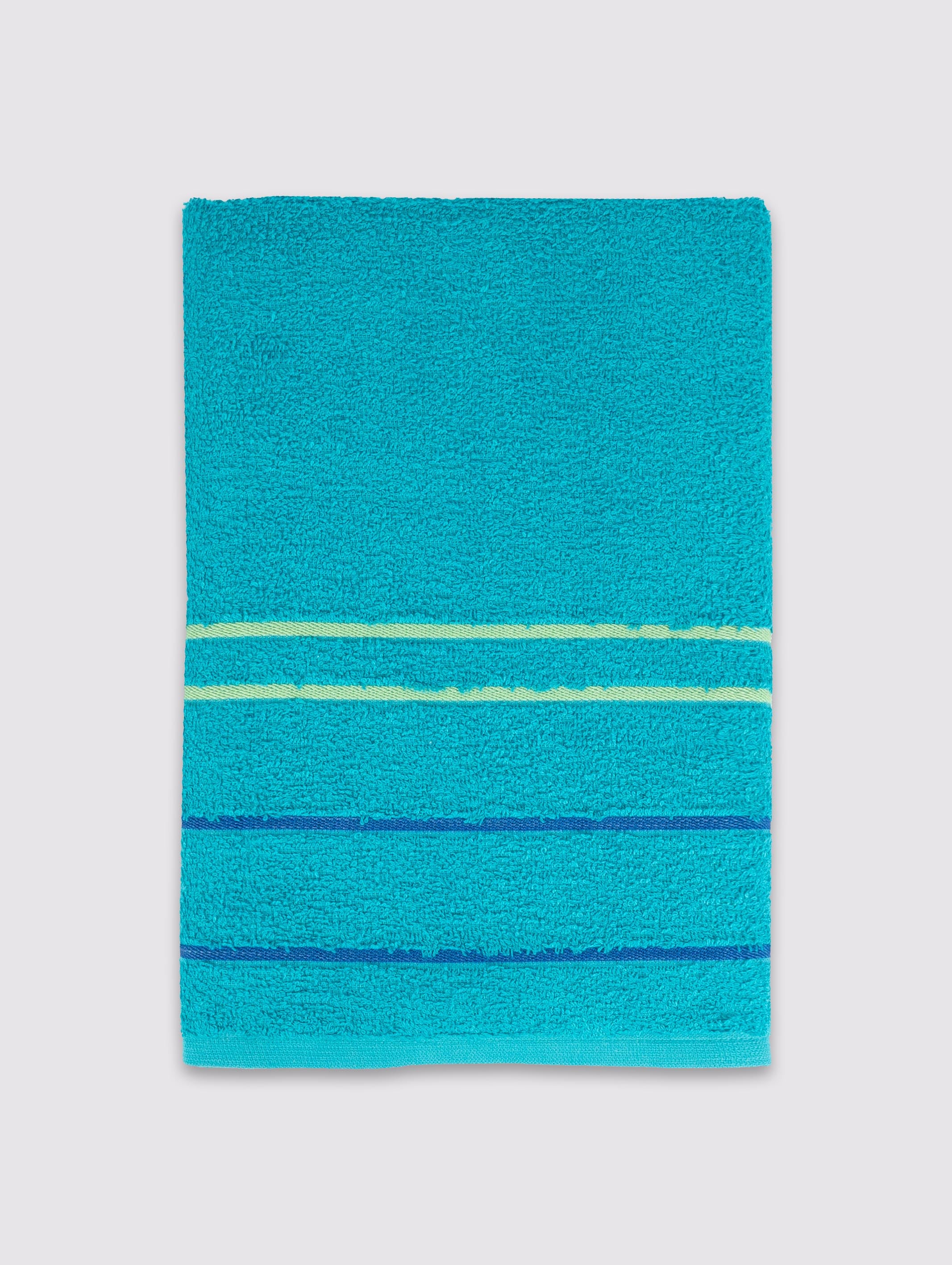 Teal bath towel, 27x56 inches – main product view