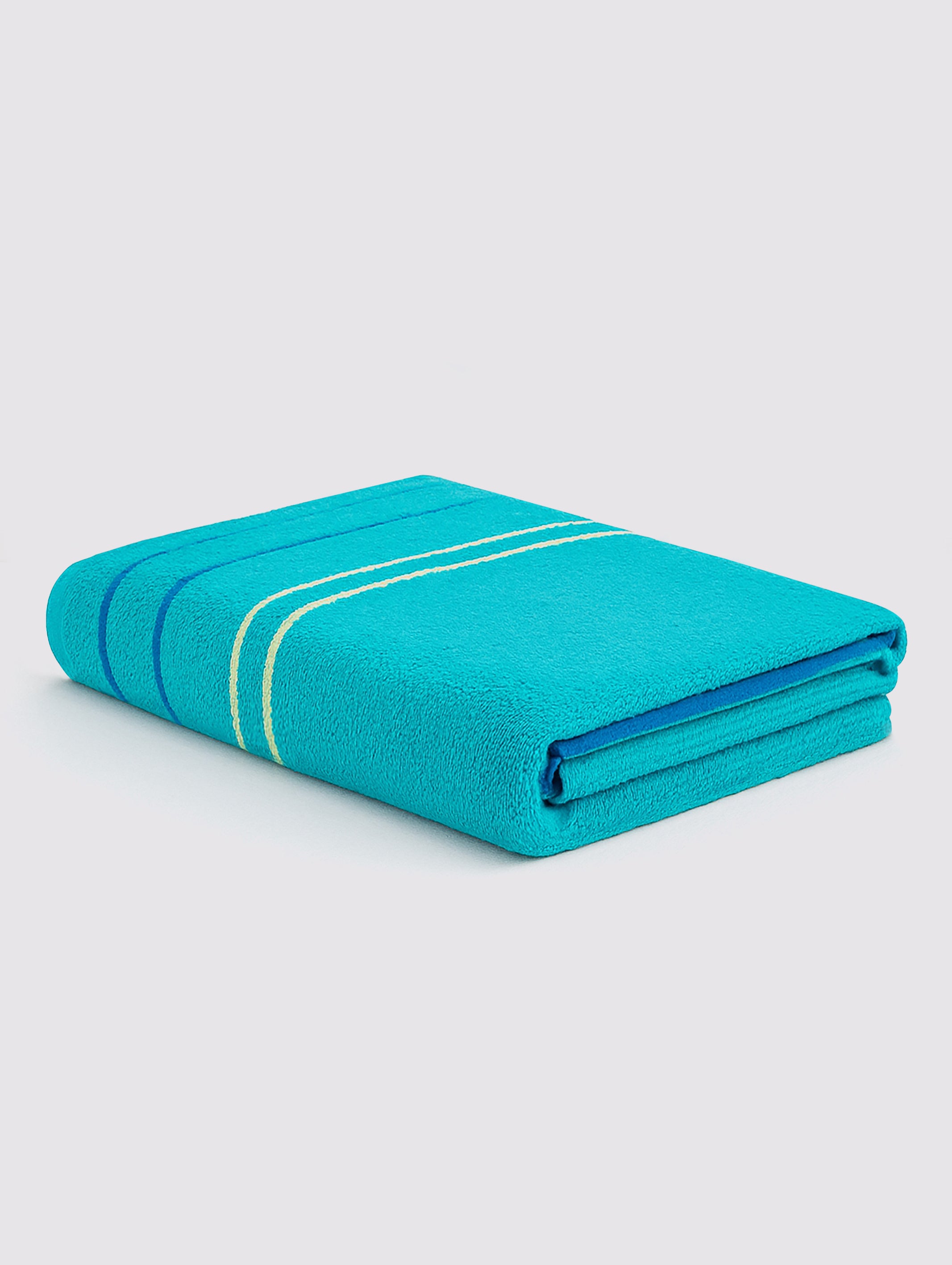 Teal bath towel, pack of 1, 27x56 inches – additional view