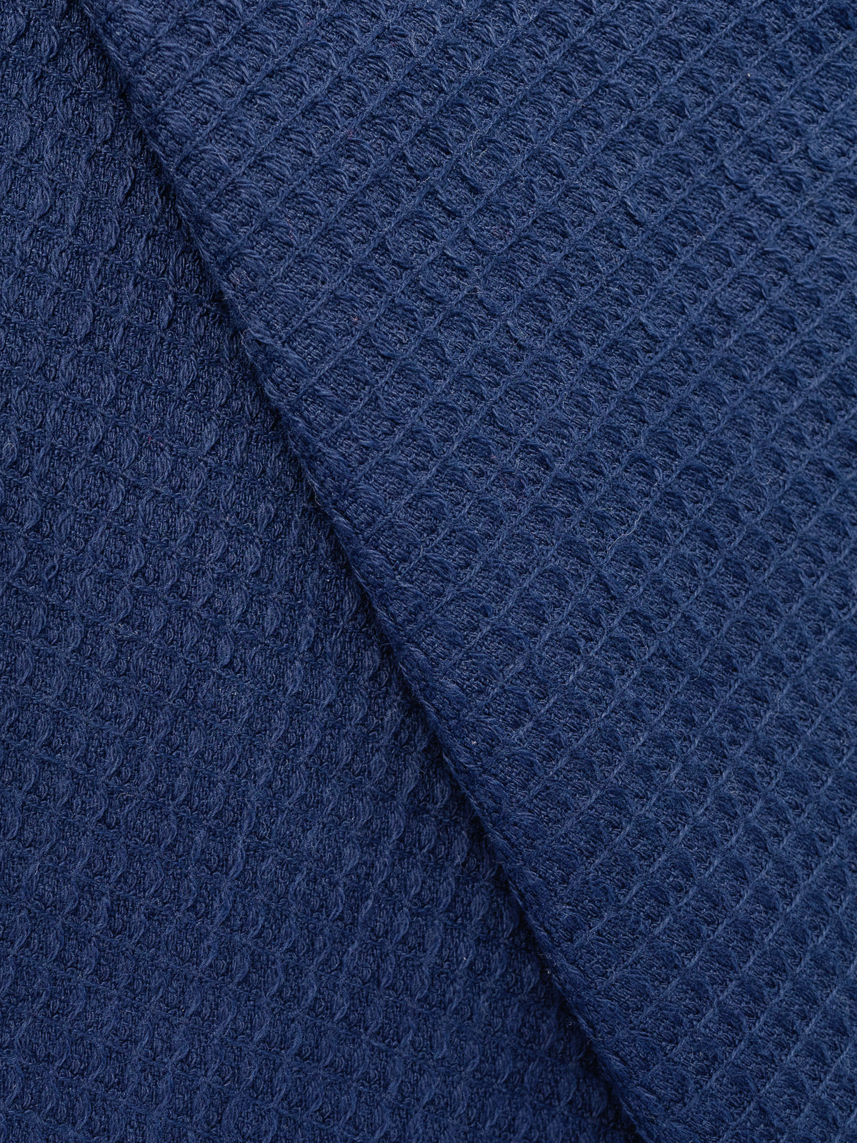 Navy Blue combed cotton kitchen towels and tea towels, 18x28 inches – main product view