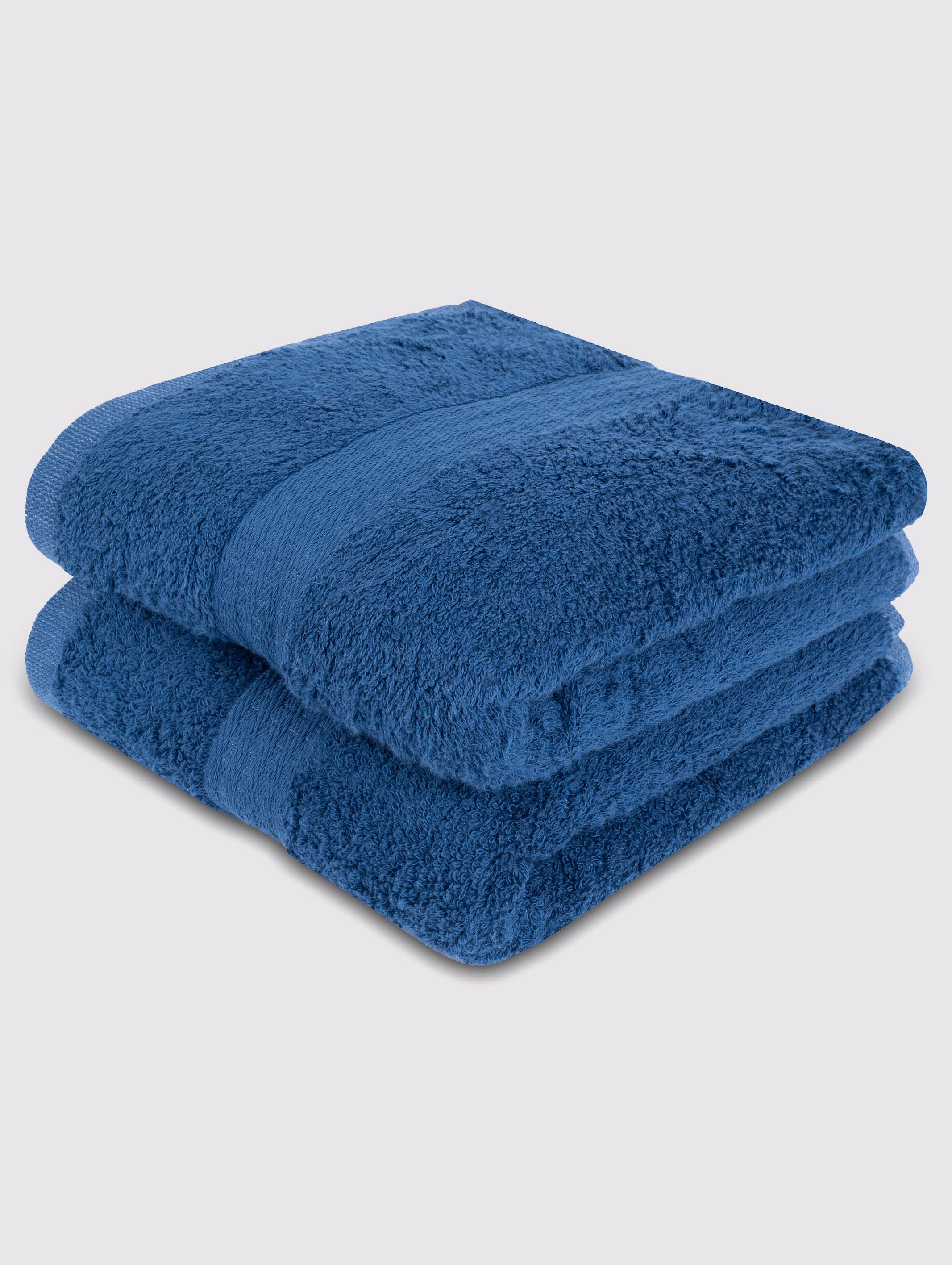 Blue hand towels, pack of 2, 16x30 inches – additional view