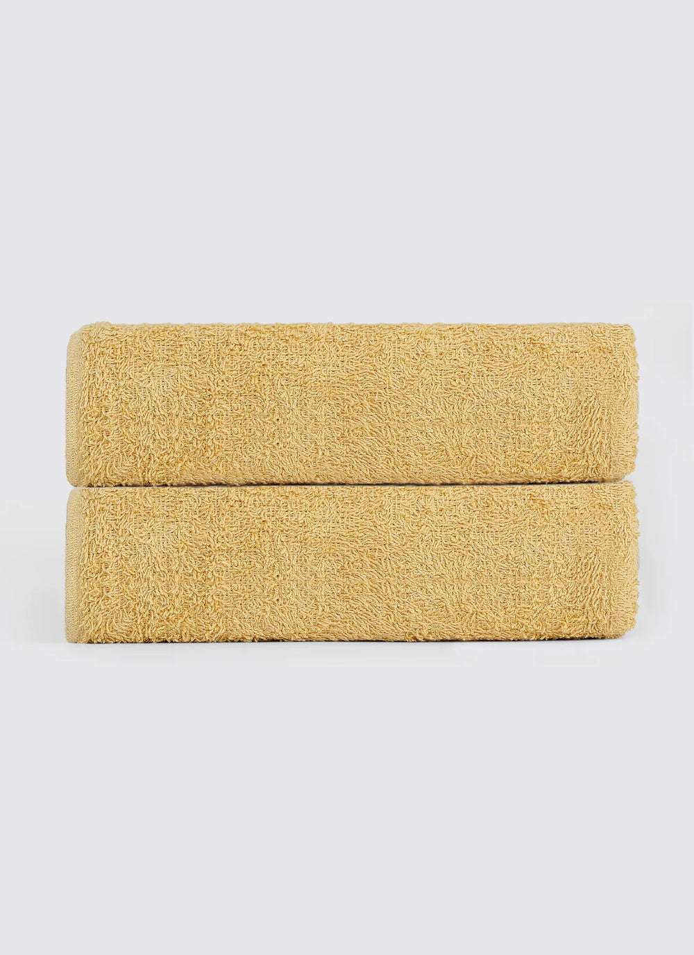 Golden Beige quick-dry gym and sports towels, pack of 2, 20x35 Inches – main product view