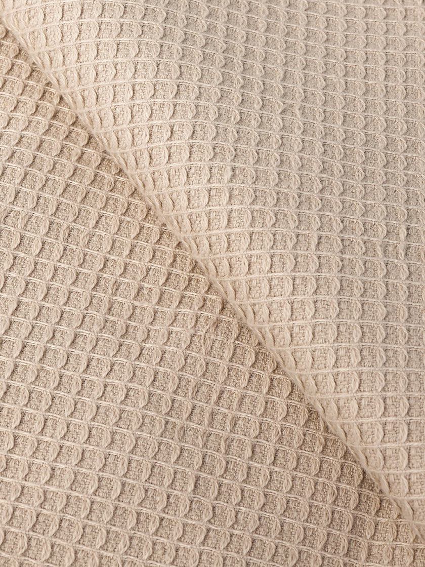 Beige ring-spun cotton bath towel, pack of 2, 27x55 inches – additional view