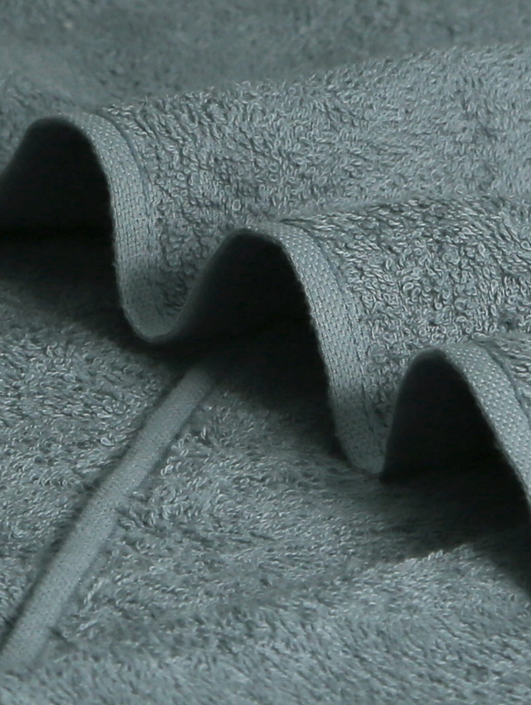 Light Grey ring-spun cotton face towels and washcloths, 13x32 inches – main product view
