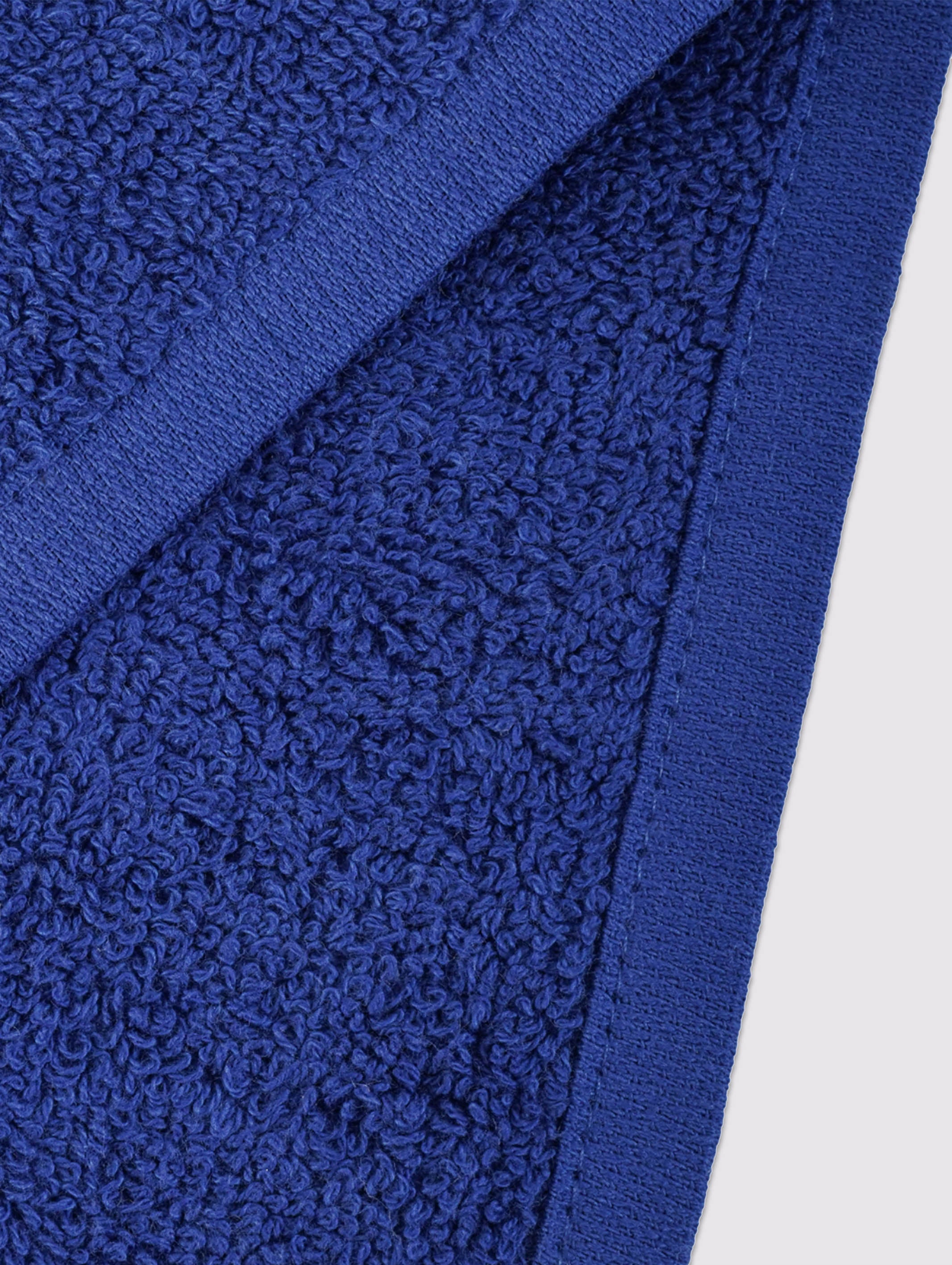 Blue ring-spun cotton hand towels, 20x28 inches – main product view
