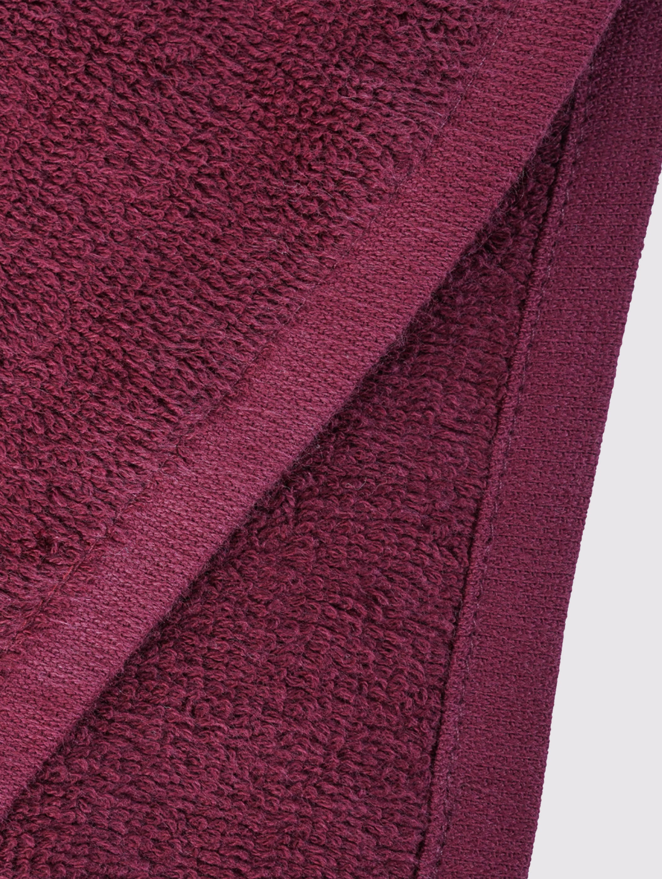 Maroon ring-spun cotton hand towels, pack of 1, 20x28 inches – additional view