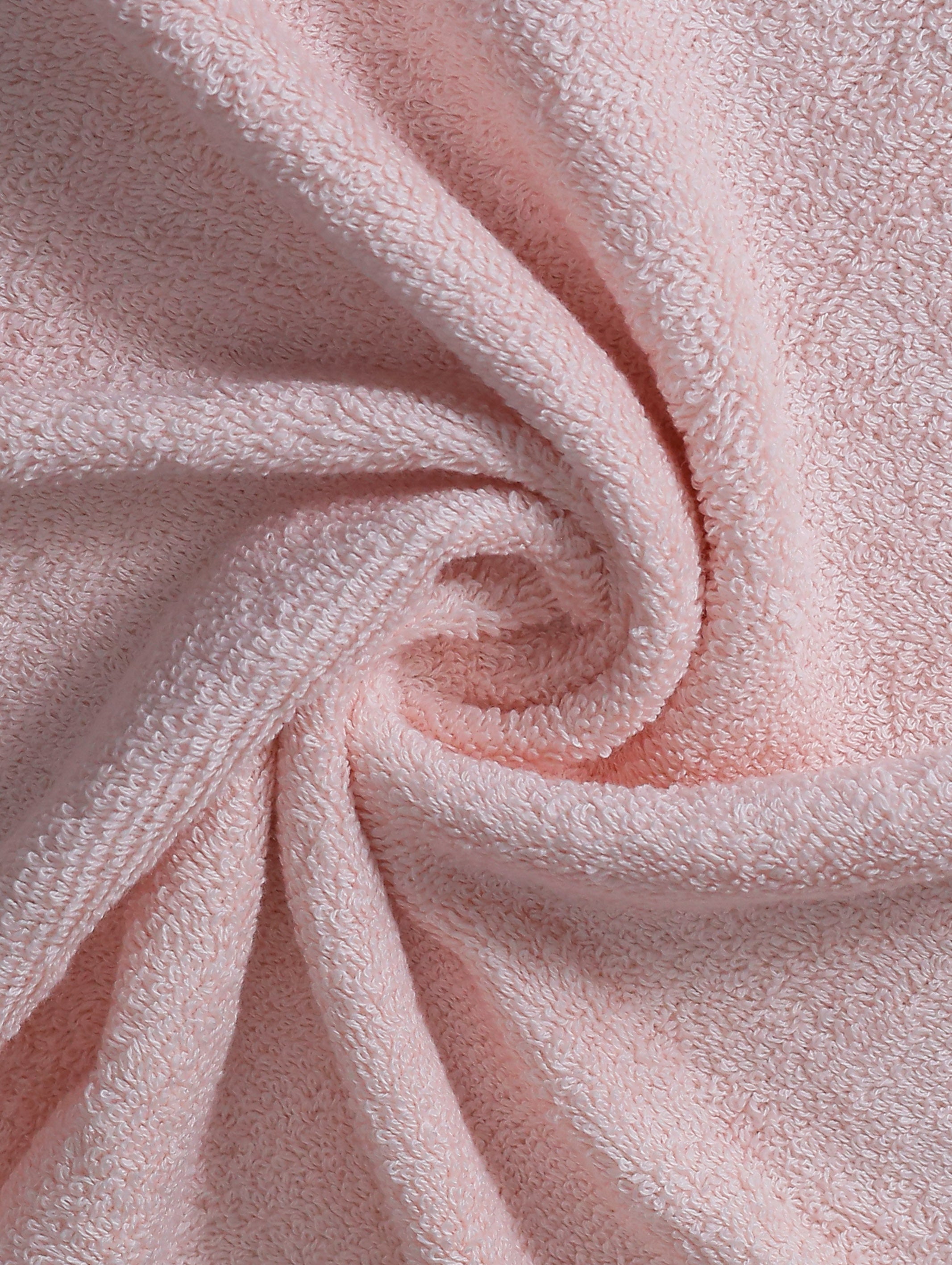 Pink ring-spun cotton hand towels, 20x28 inches – additional view