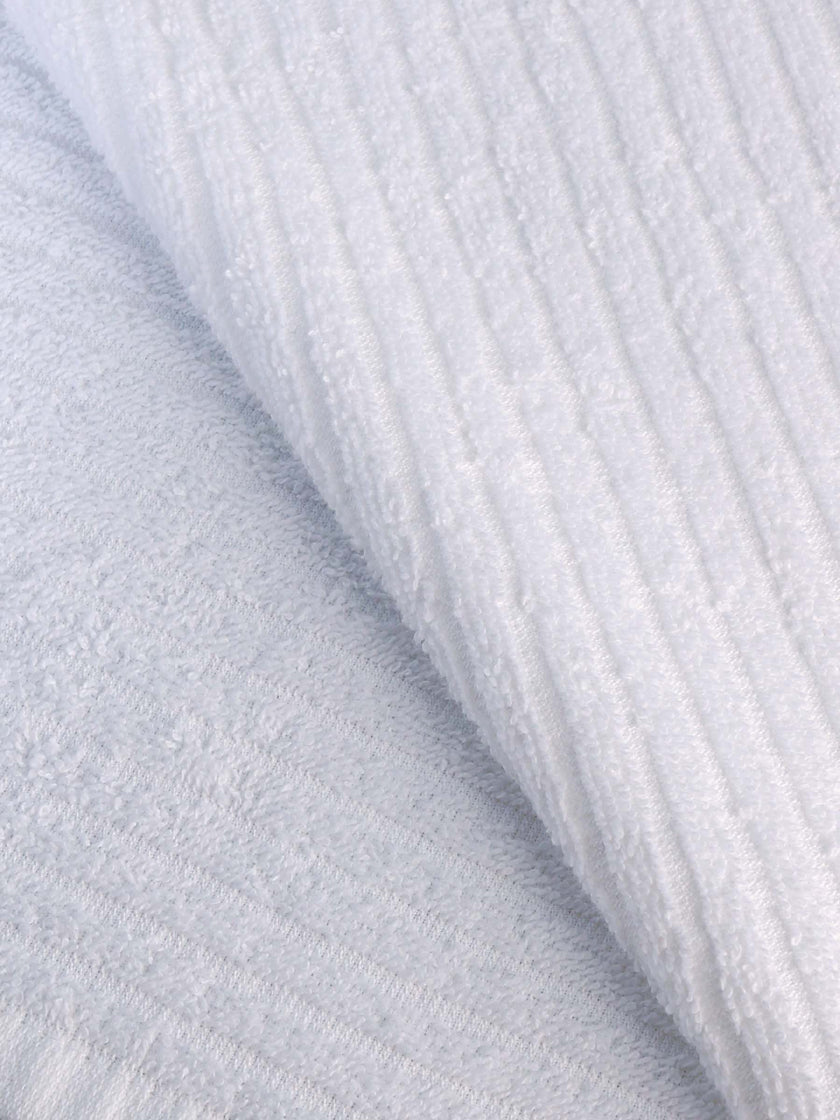 White ring-spun cotton kitchen towels and tea towels, 17x26 inches – additional view