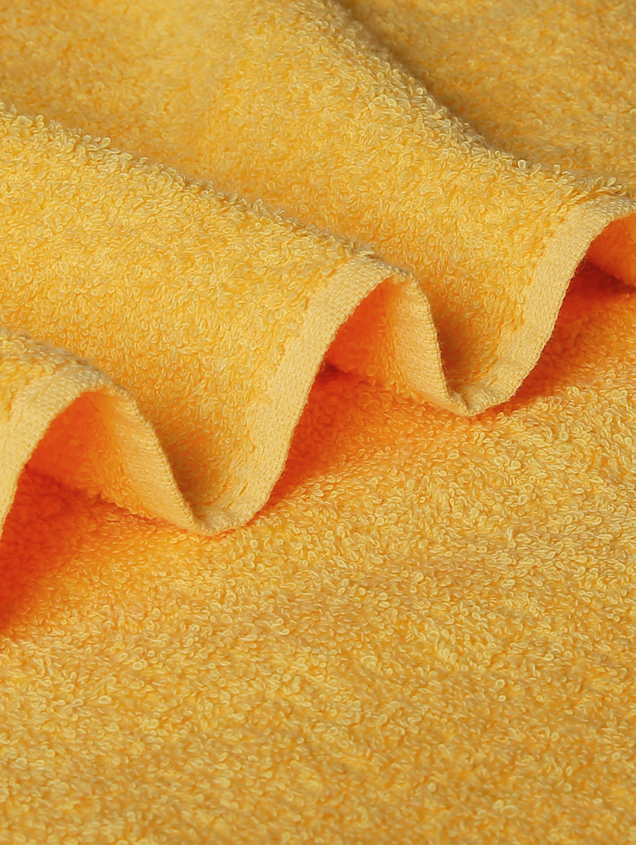 Mustard ring-spun cotton oversized bath sheet towel, 31x63 inches – additional view