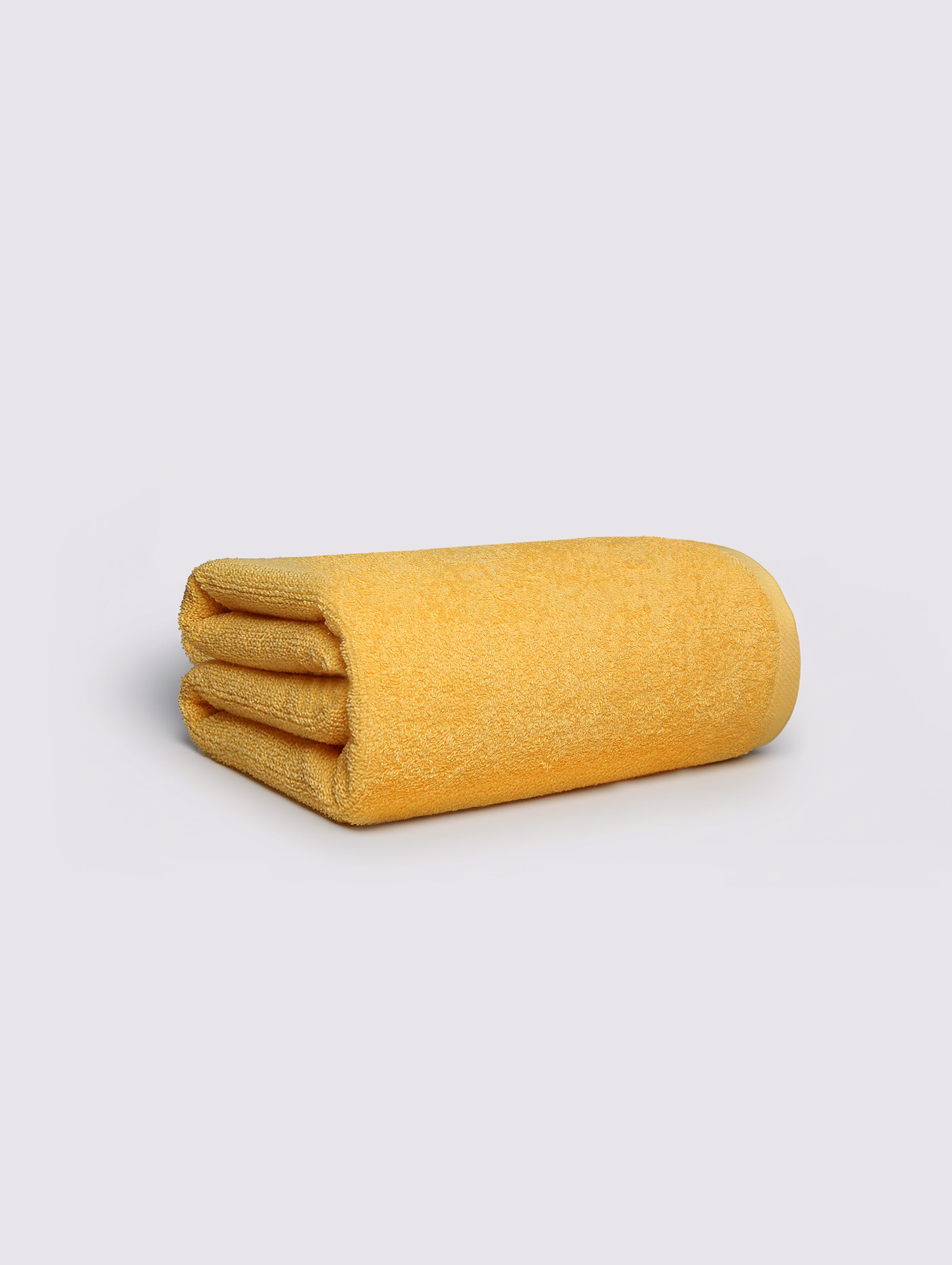 Mustard ring-spun cotton oversized bath sheet towel, pack of 1, 31x63 inches – additional view