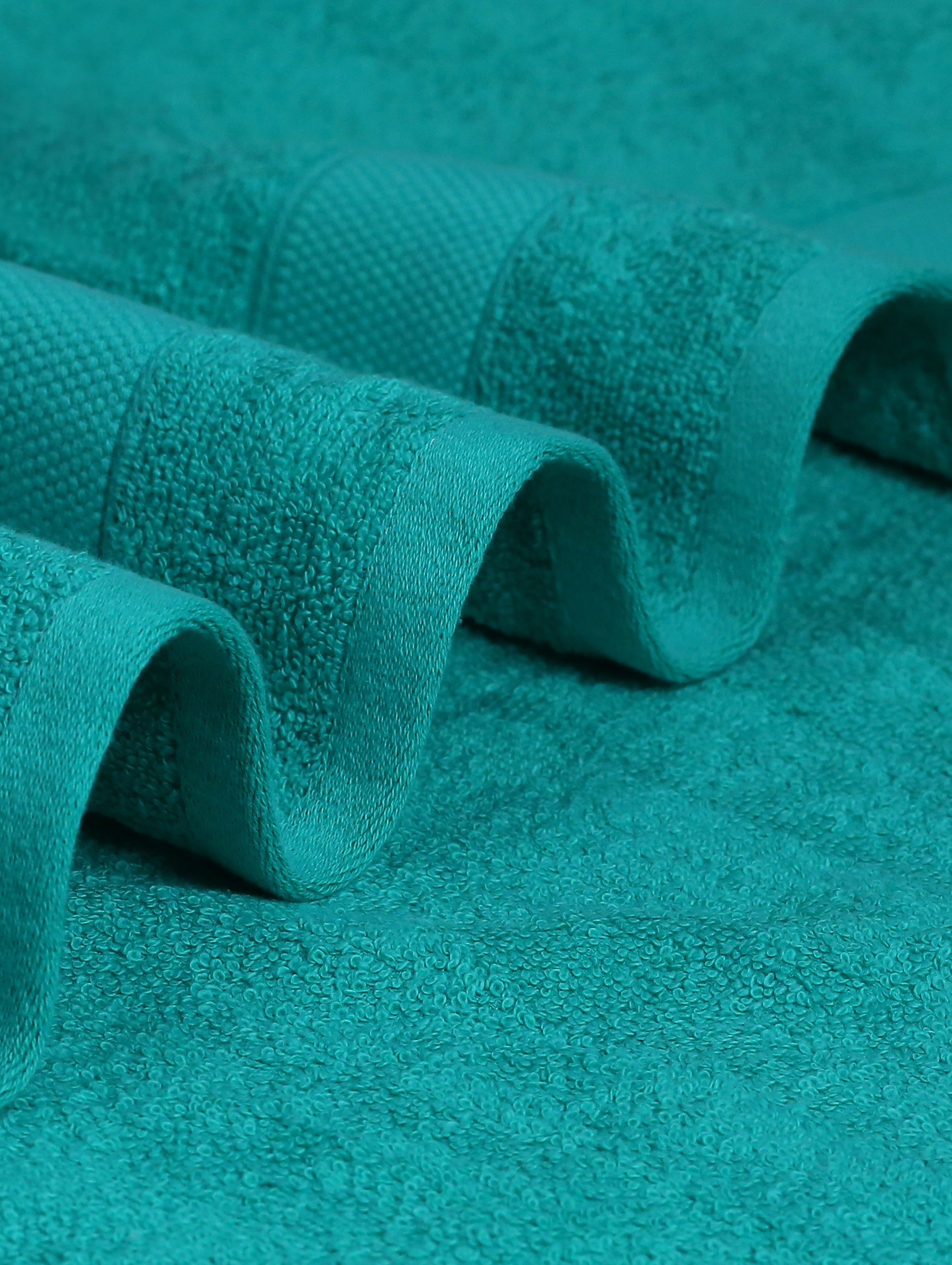 Teal ring-spun cotton oversized bath sheet towel, 40x60 inches – additional view