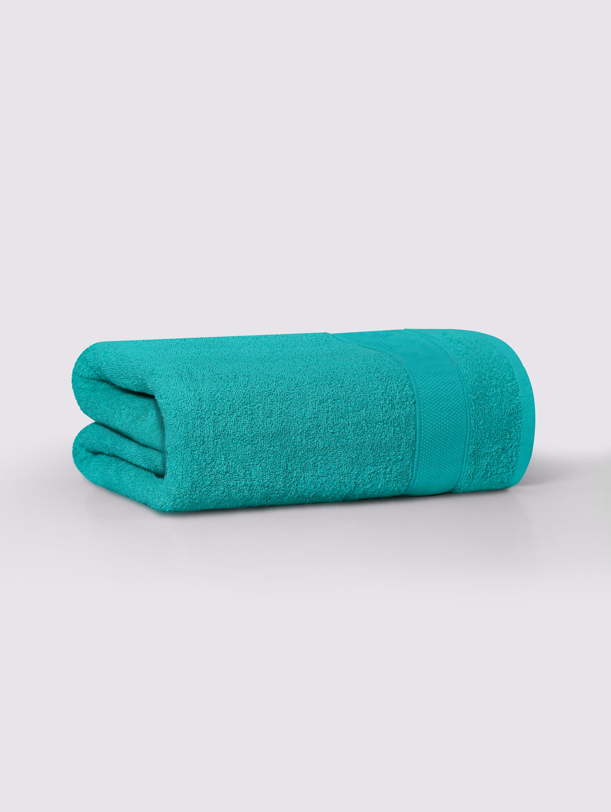 Teal ring-spun cotton oversized bath sheet towel, pack of 1, 40x60 inches – additional view