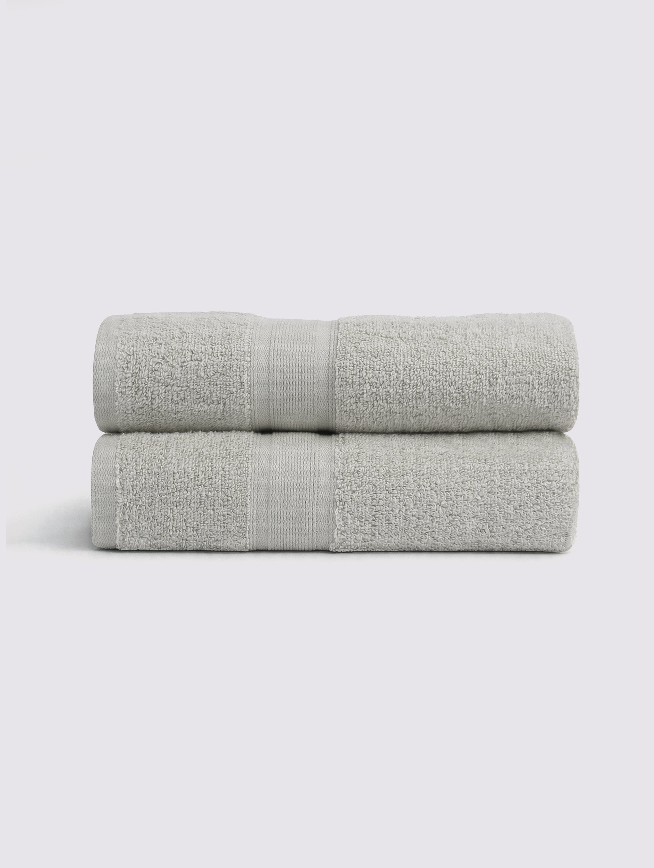 Sage zero-twist cotton bath towel, pack of 2, 28x52 inches – additional view