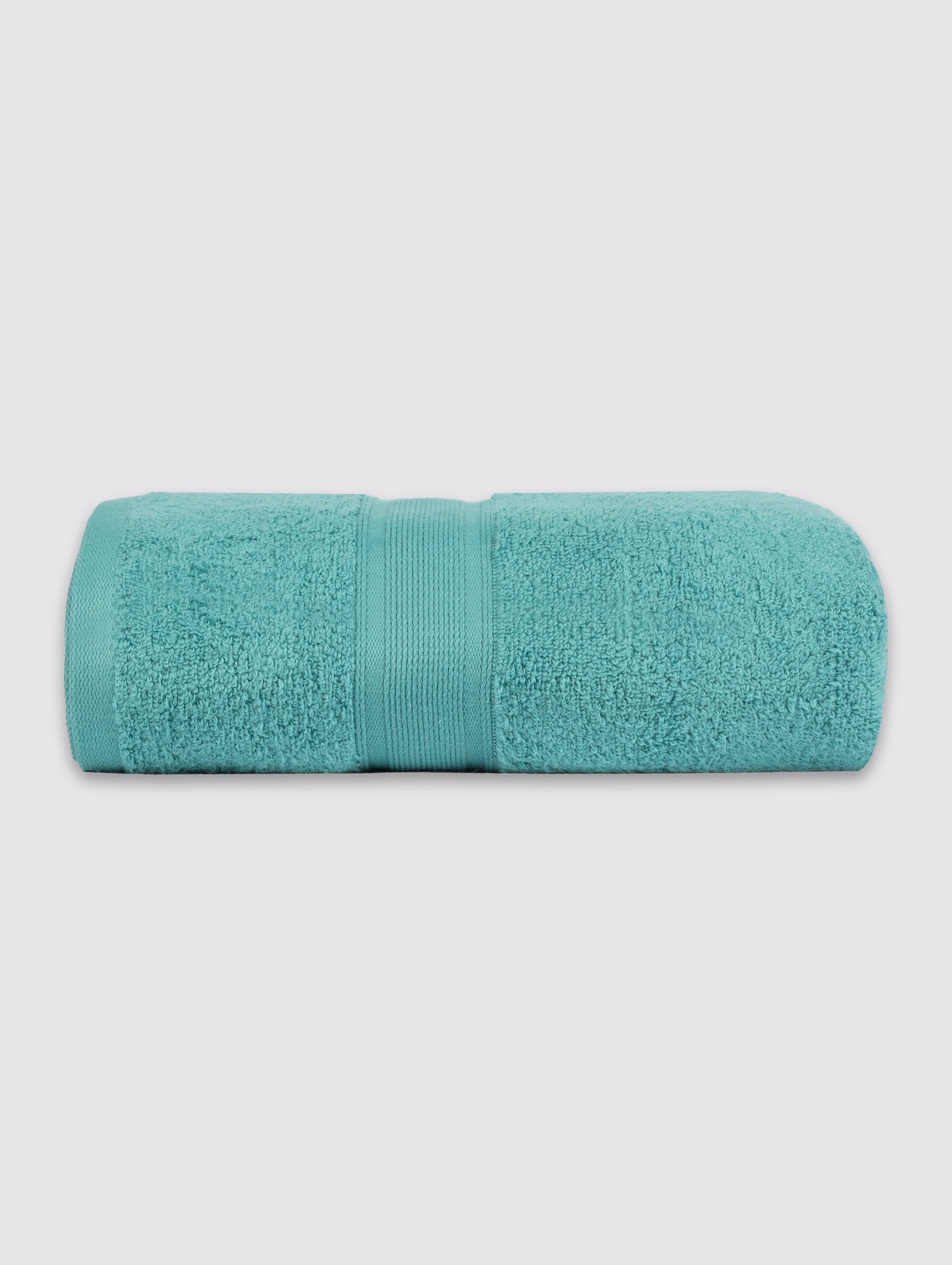 Sea Green zero-twist cotton bath towel, pack of 1, 28x52 inches – main product view