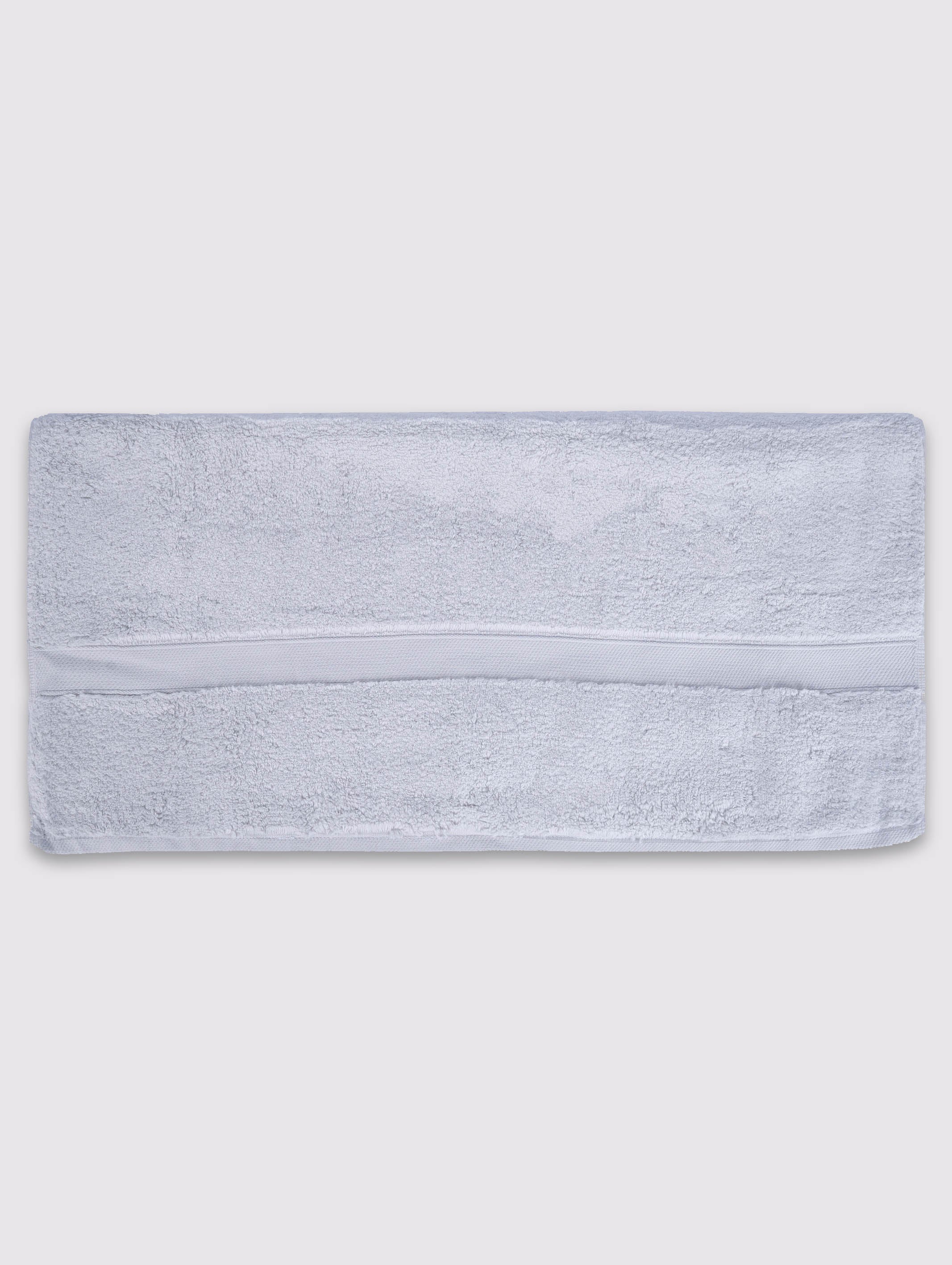 Smoke Grey zero-twist cotton bath towel, pack of 1, 28x52 inches – additional view