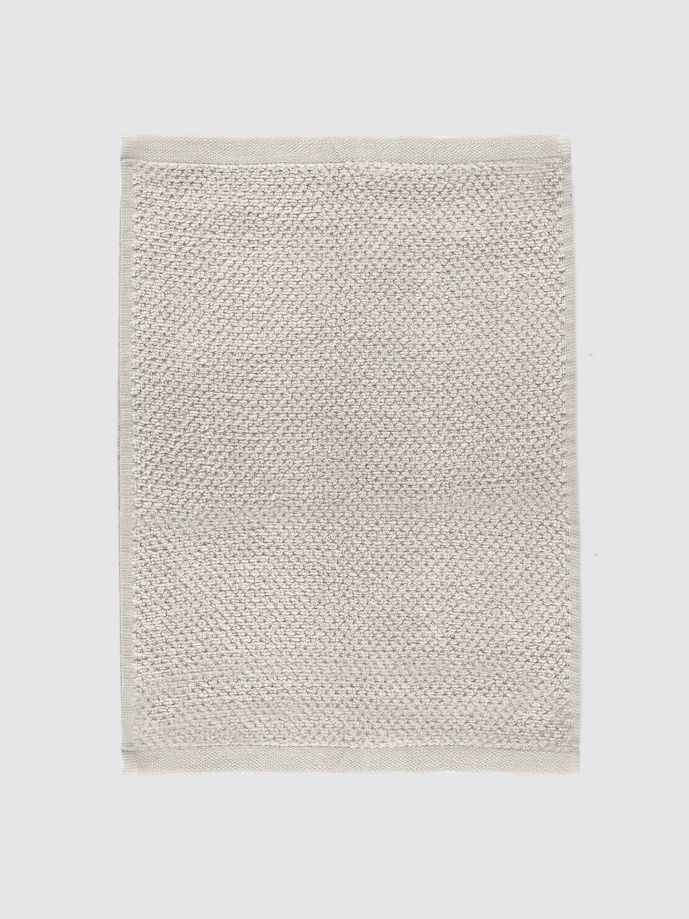Cream zero-twist cotton hand towels, pack of 2, 12x20 inches – additional view