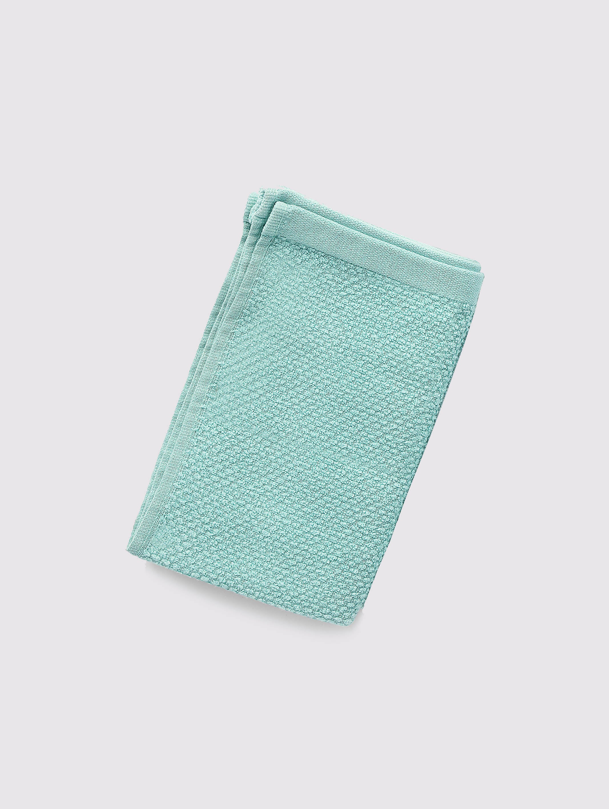 Sea Green zero-twist cotton hand towels, pack of 1, 12x20 inches – main product view