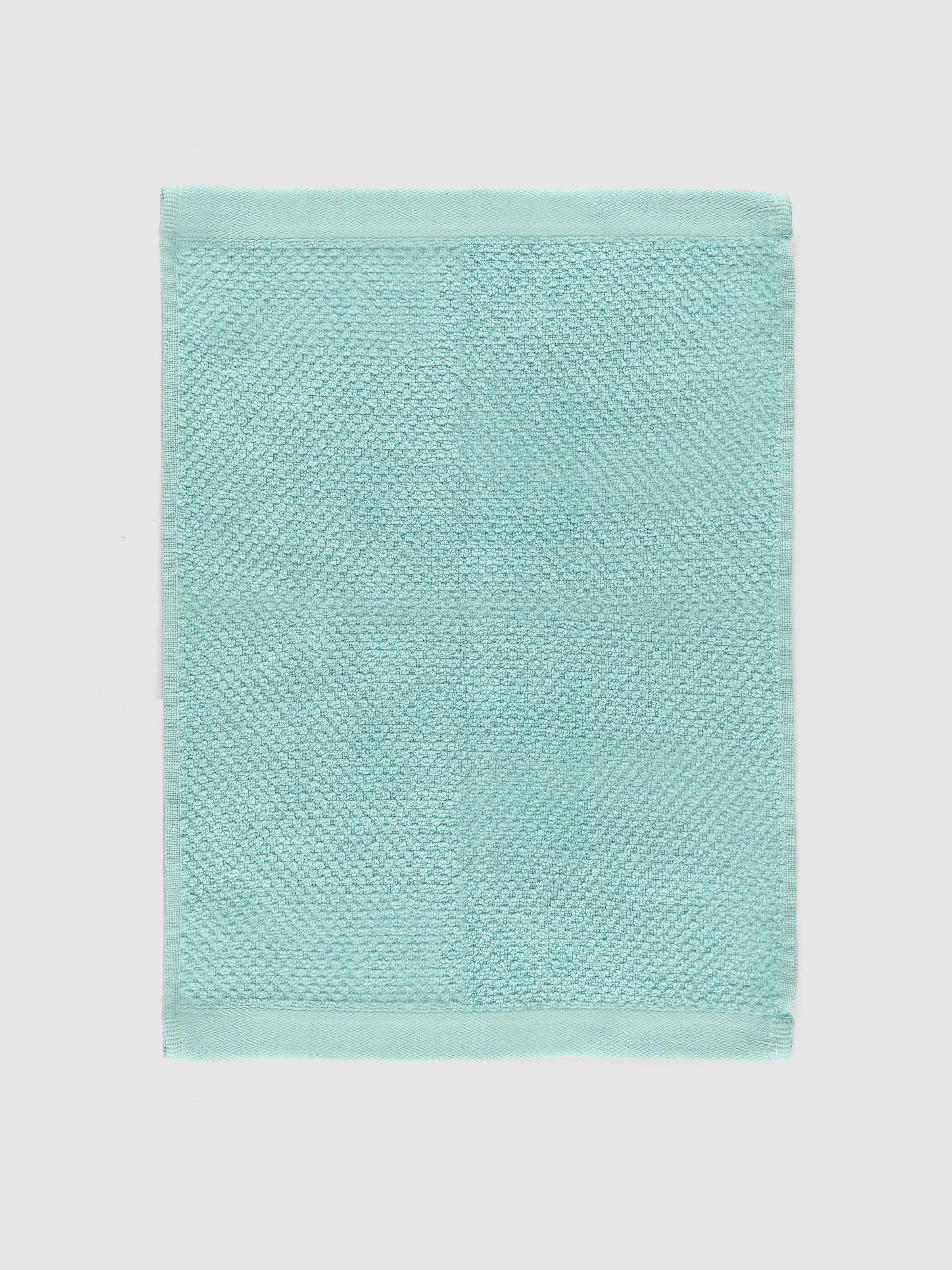 Sea Green zero-twist cotton hand towels, pack of 1, 12x20 inches – additional view
