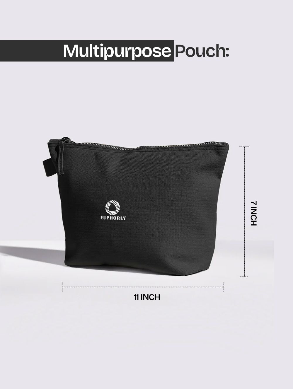 Multipurpose Black Utility & Storage Pouch - EAUMP-5V2-234-1P