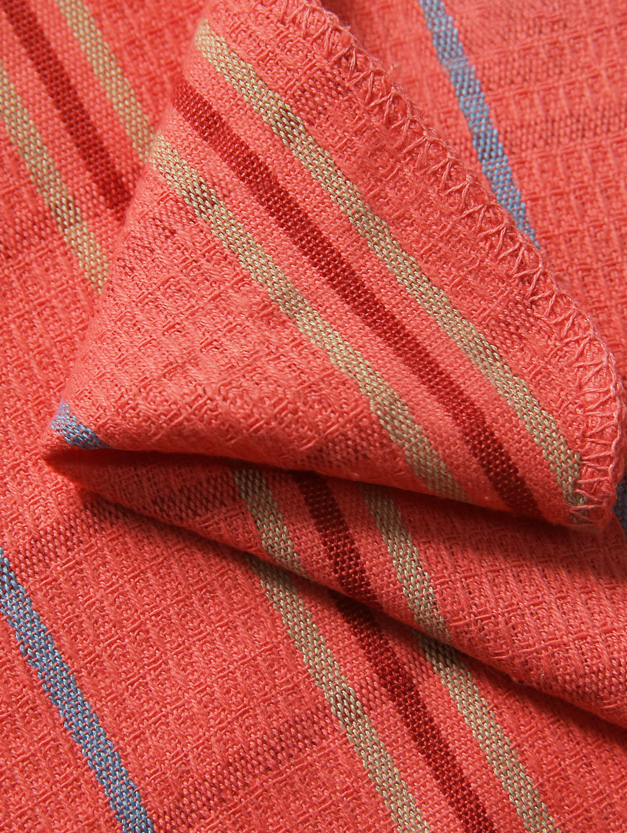 Coral Red 100% cotton dish cloths and kitchen cleaning towels, 13x13 inches – main product view