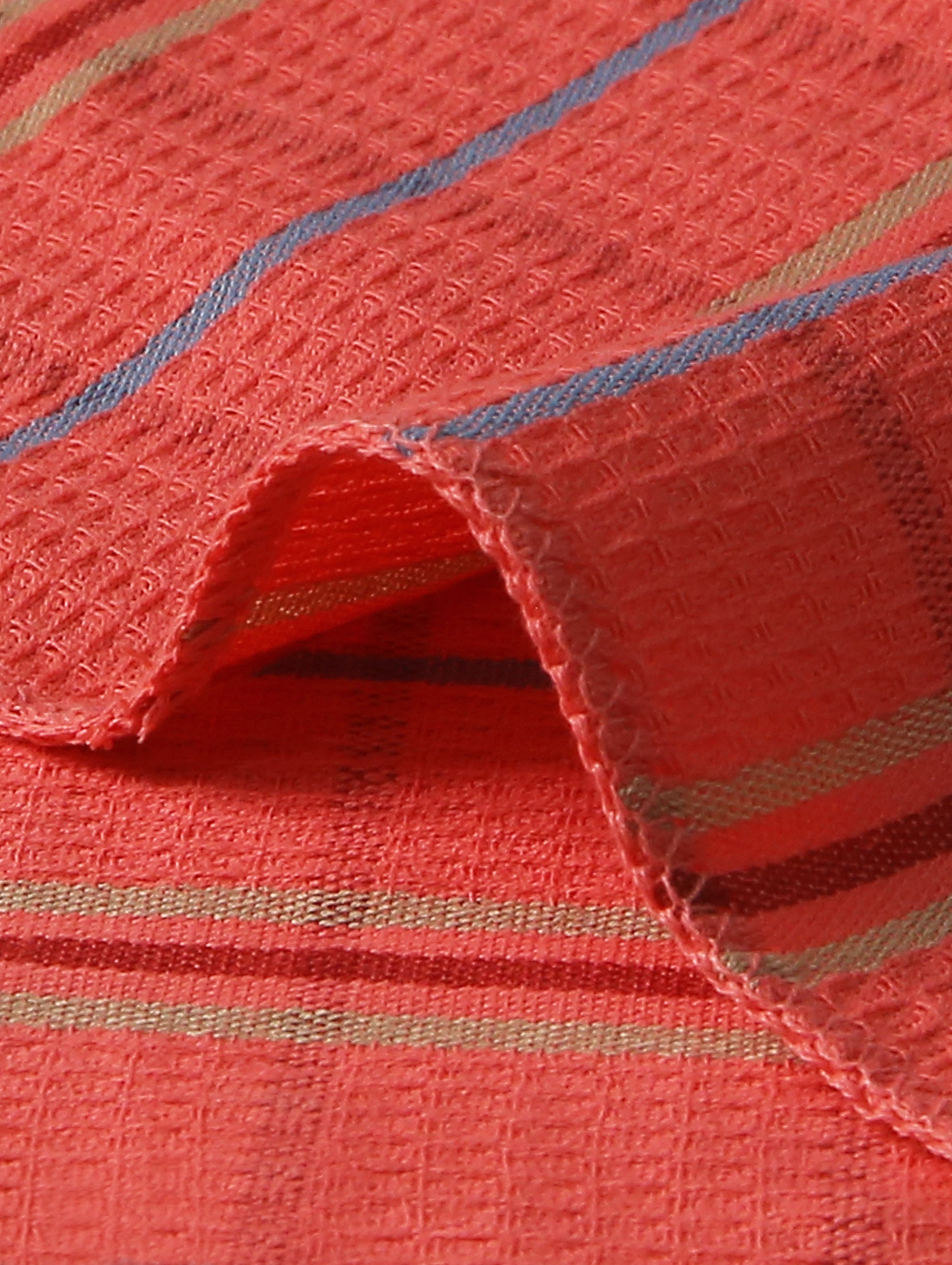 Coral Red 100% cotton dish cloths and kitchen cleaning towels, 13x13 inches – additional view