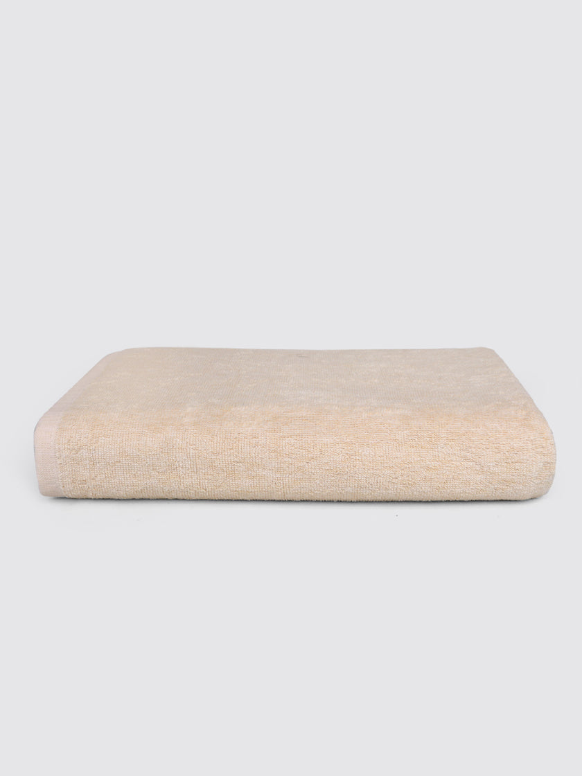 Fawn 100% cotton oversized bath sheet towel, pack of 1, 30x60 inches – main product view