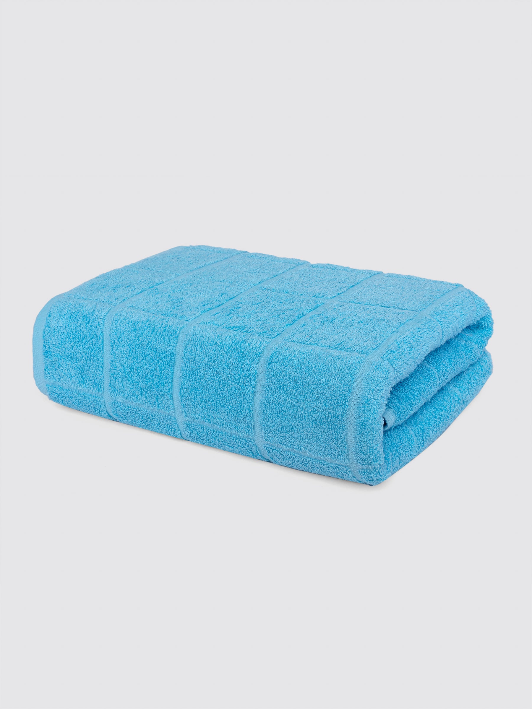 Aqua Blue bath towel, pack of 1, 27x52 inches – main product view