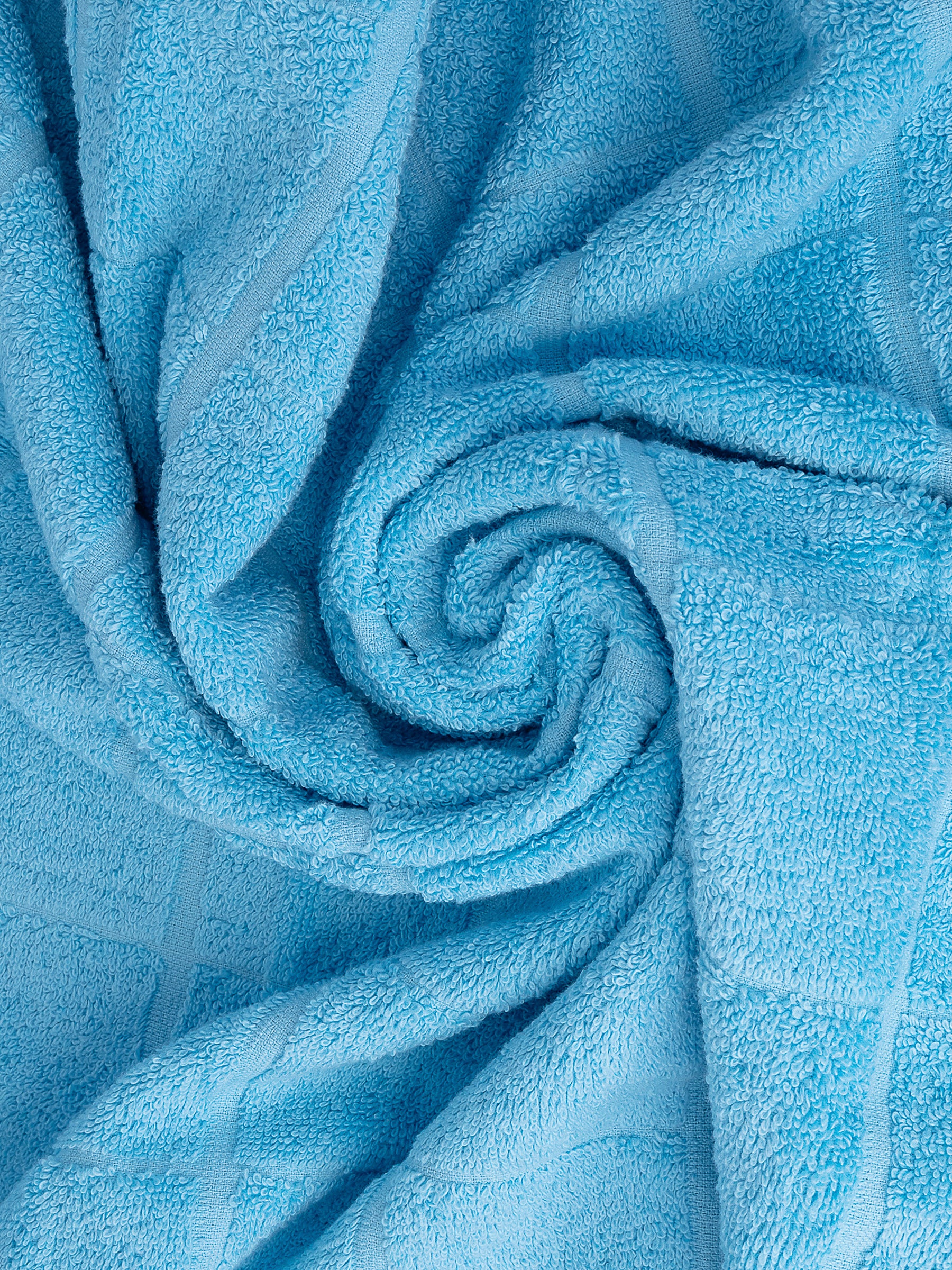 Aqua Blue bath towel, pack of 2, 27x52 inches – additional view