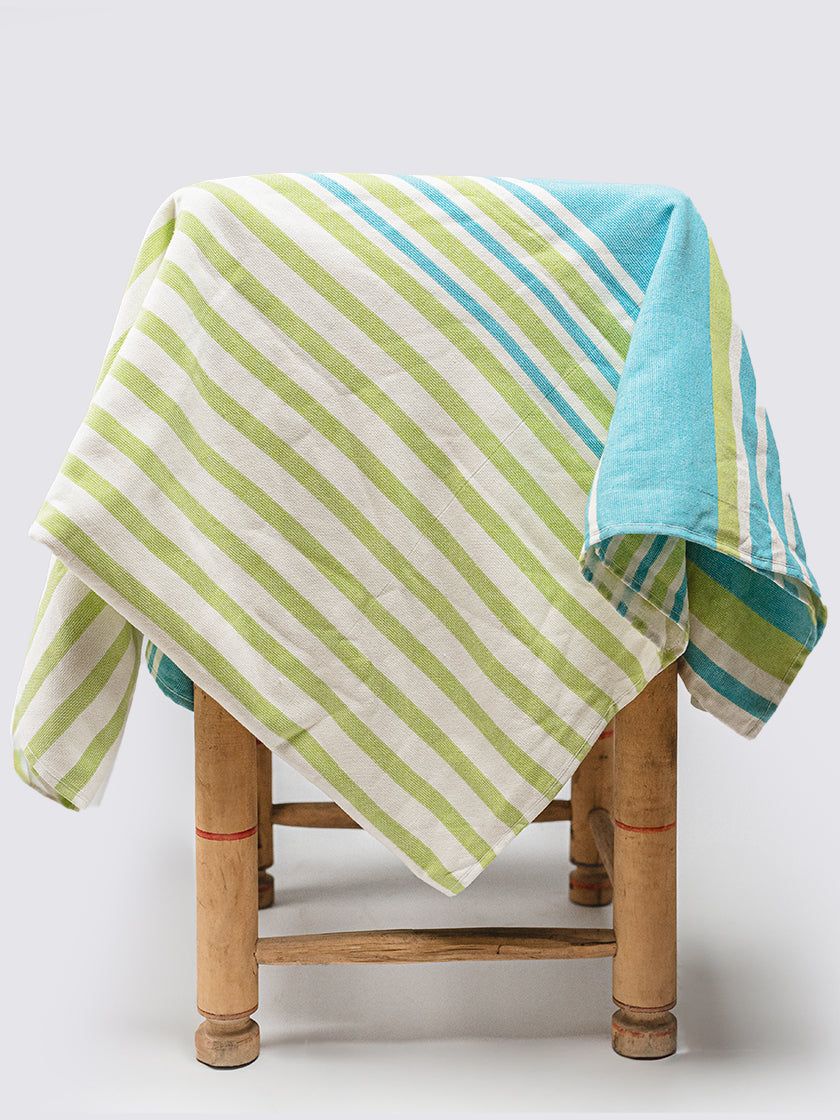 Multi combed cotton oversized bath sheet towel, pack of 1, 38x72 inches – product detail view