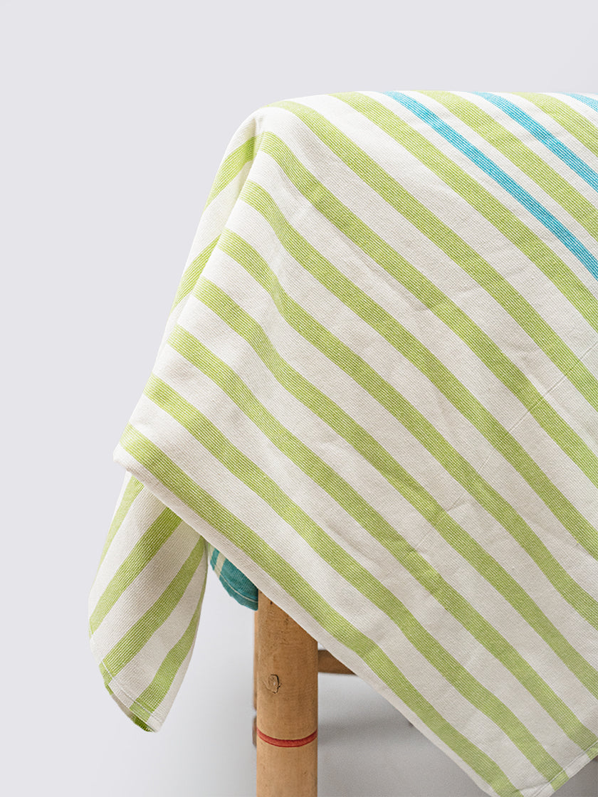Multi combed cotton oversized bath sheet towel, pack of 2, 38x72 inches – product detail view