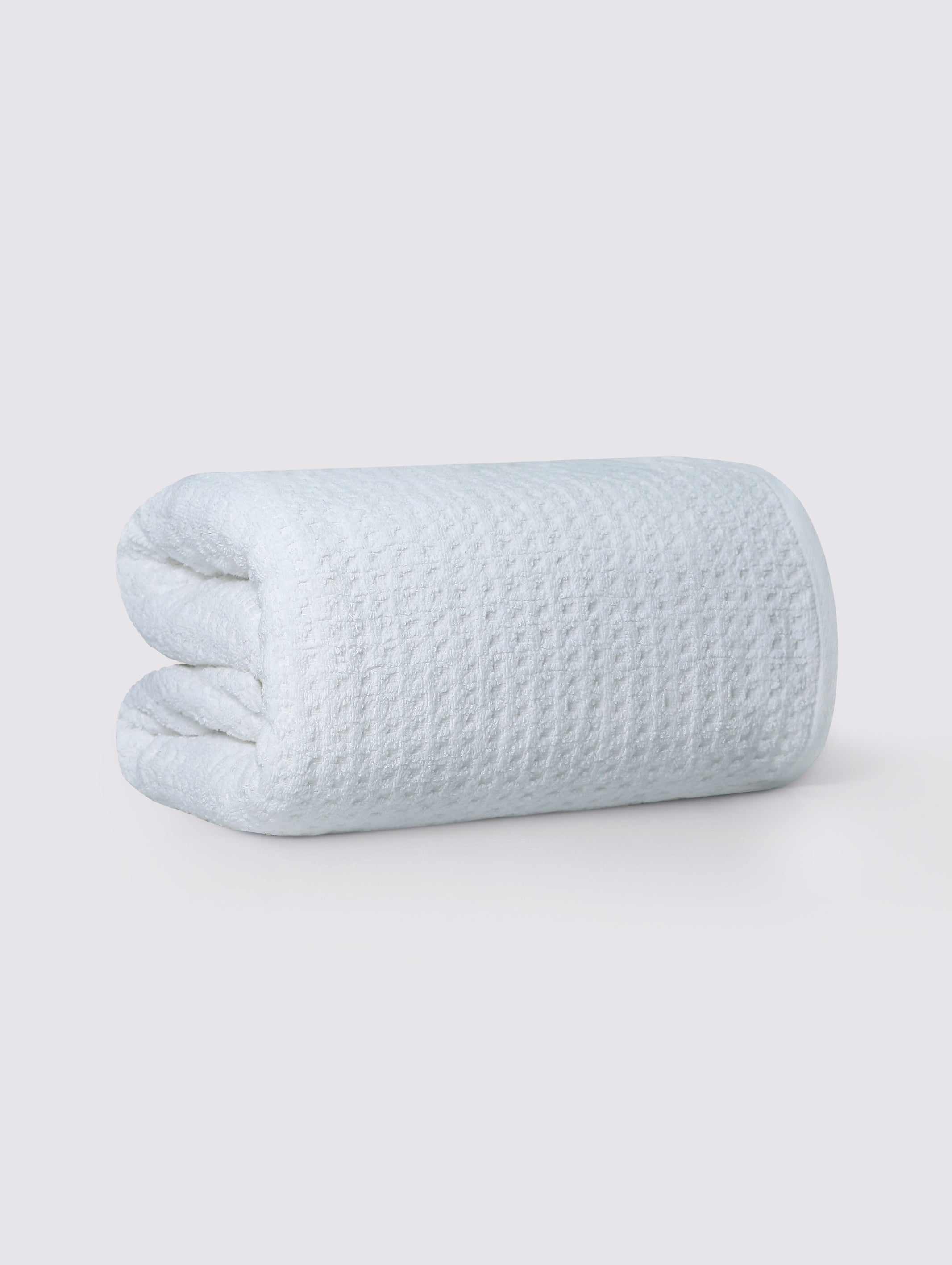 White combed cotton oversized bath sheet towel, pack of 1, 39x59 inches – additional view