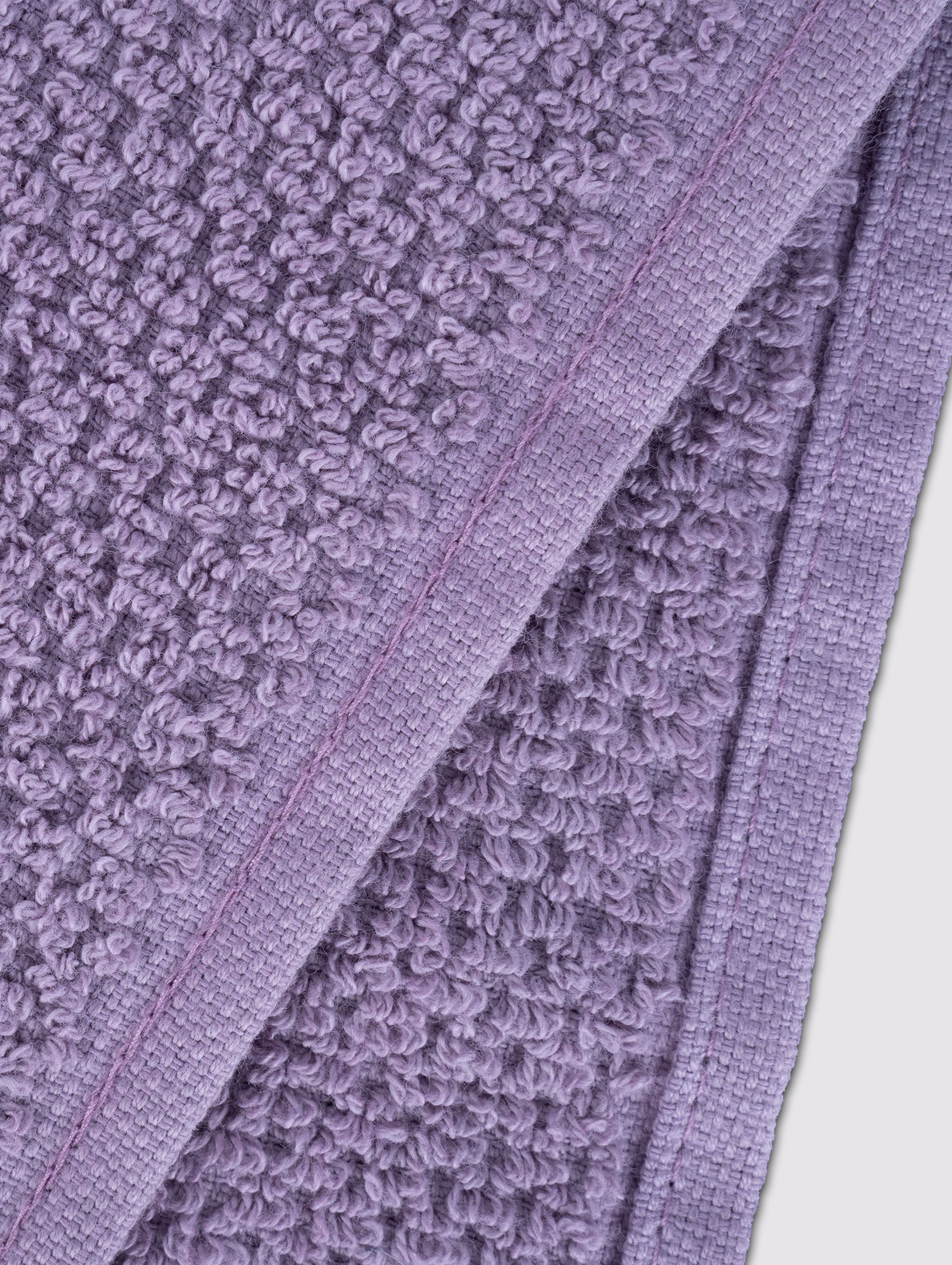 Purple face towels and washcloths, 13x13 inches – alternate product view