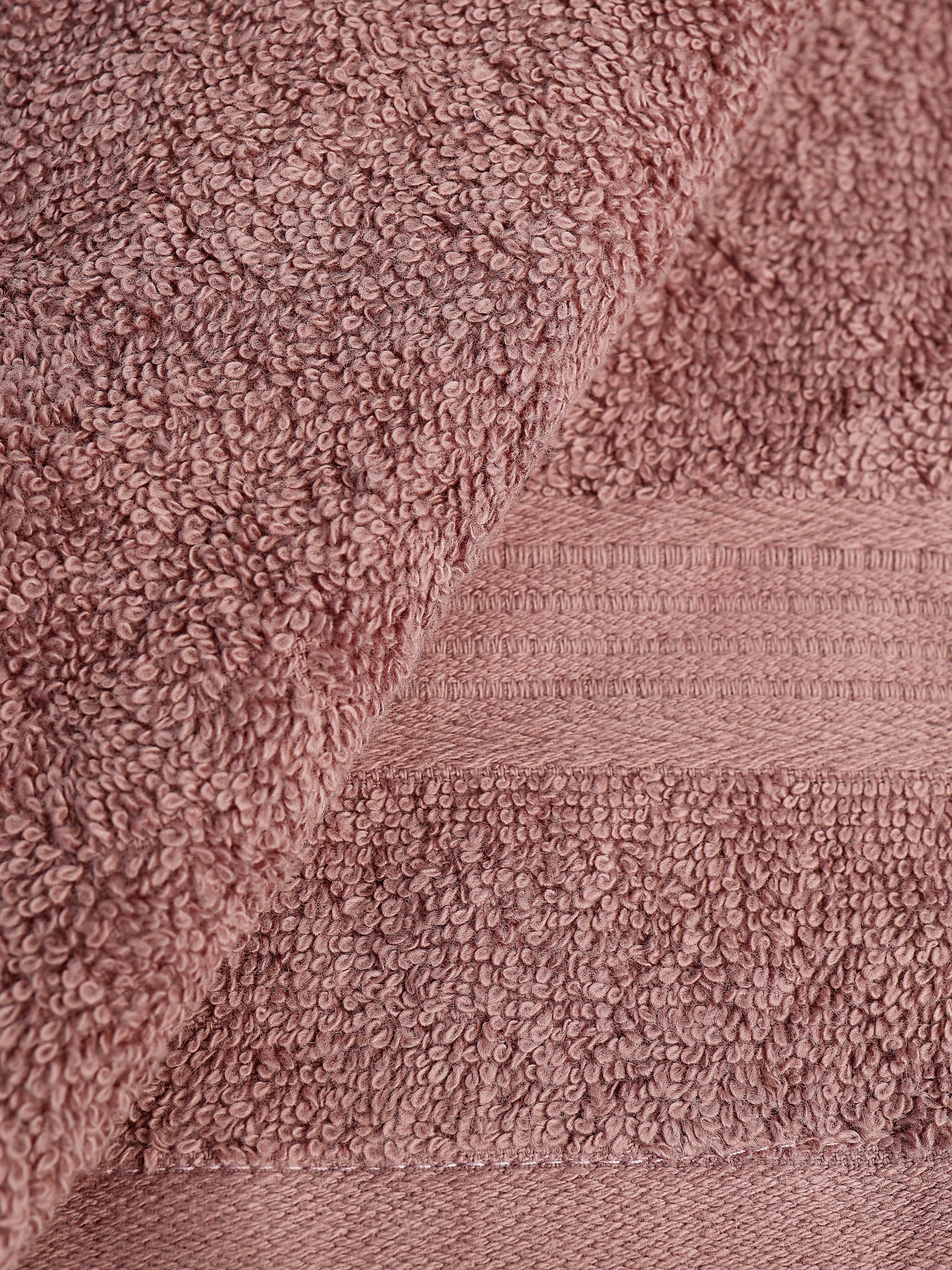 Brown guest towels, pack of 6, 12x20 inches – additional view