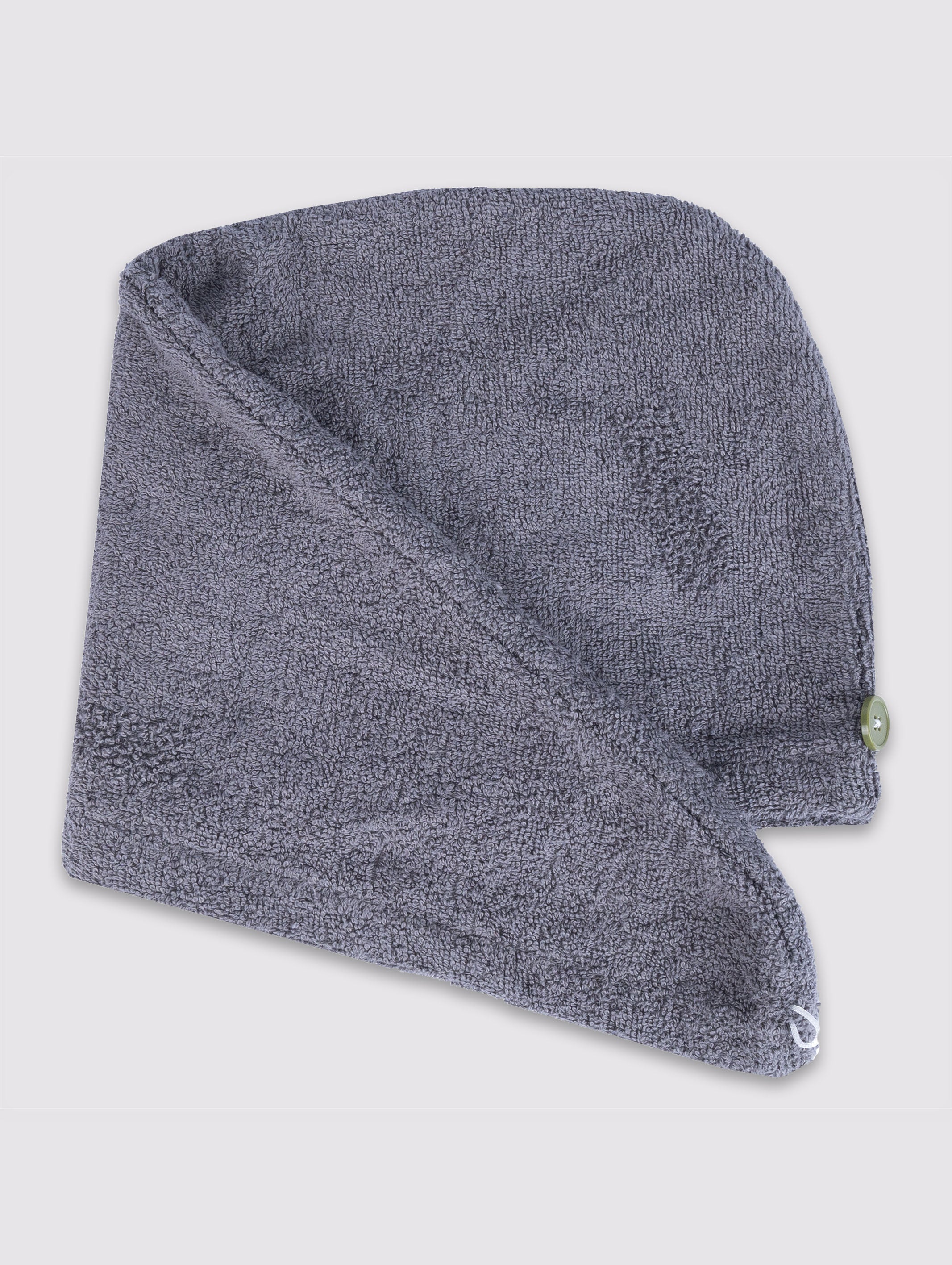 Grey hair turban towel wrap, pack of 1 – additional view
