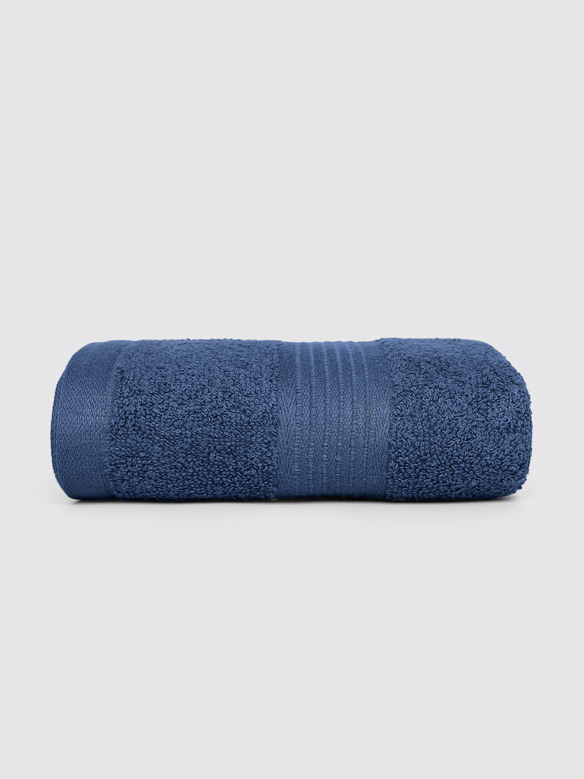 Blue hand towels, pack of 1, 20x28 inches – main product view