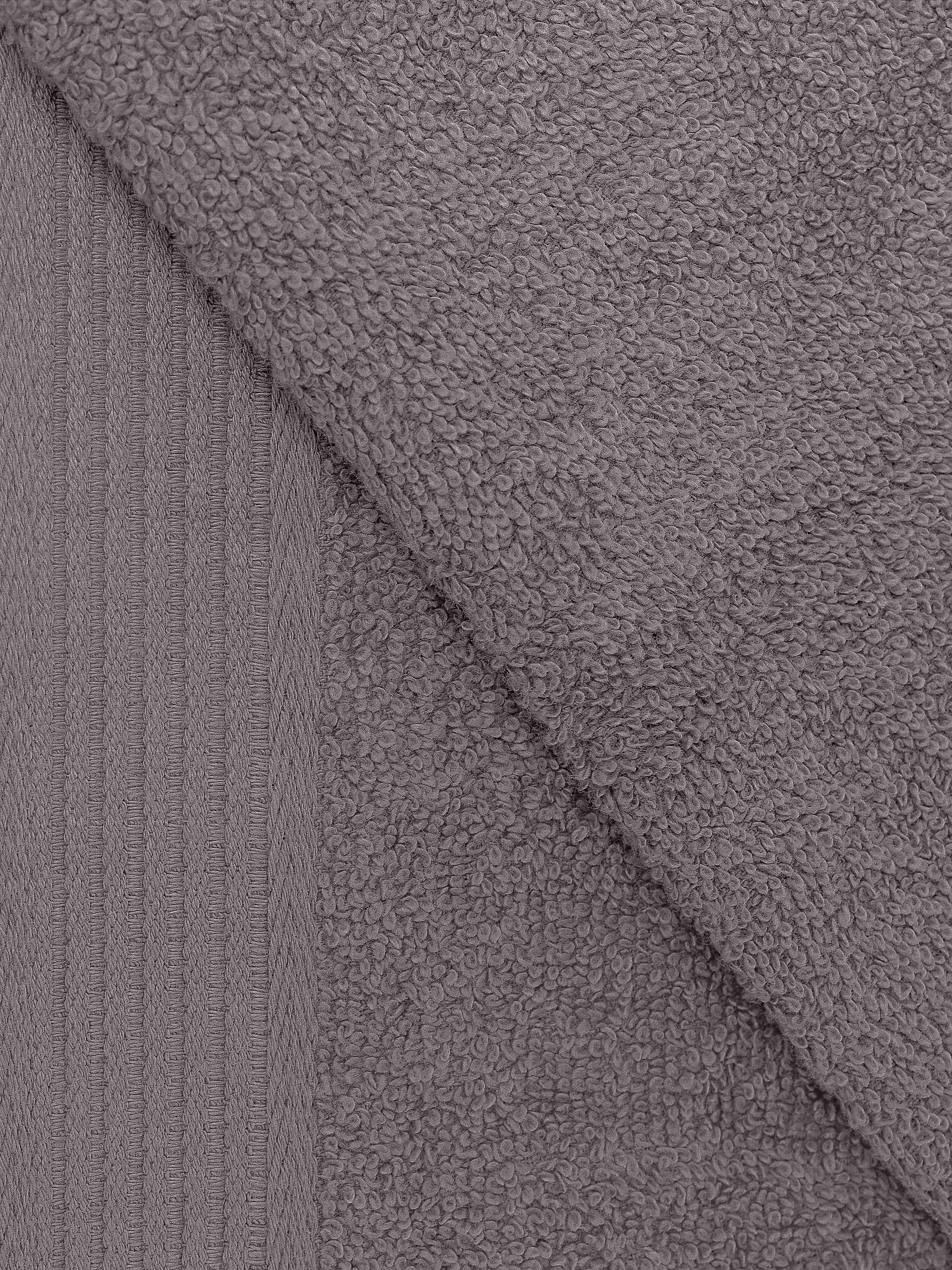 Grey hand towels, pack of 2, 20x28 inches – additional view