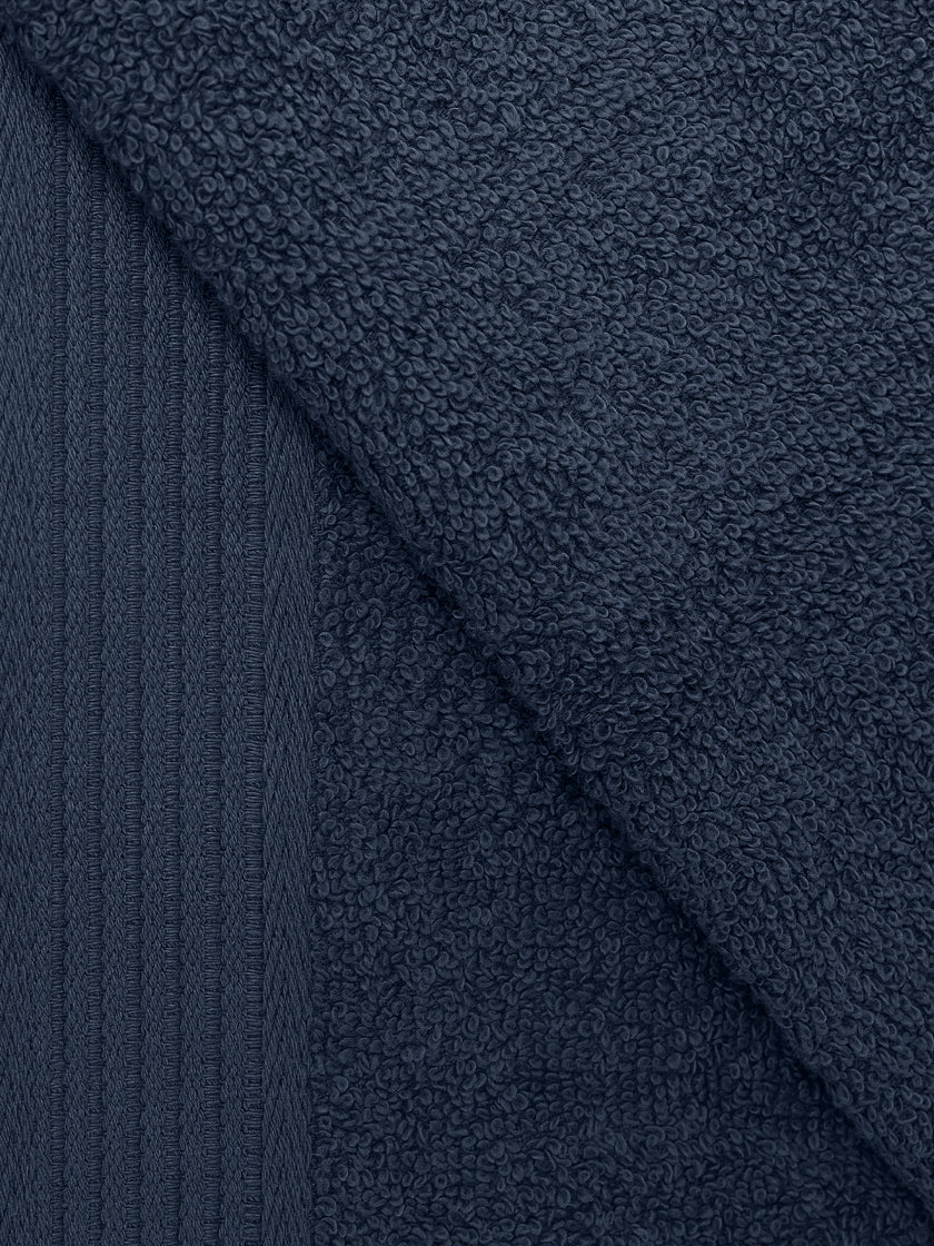 Navy Blue hand towels, pack of 2, 20x28 inches – additional view