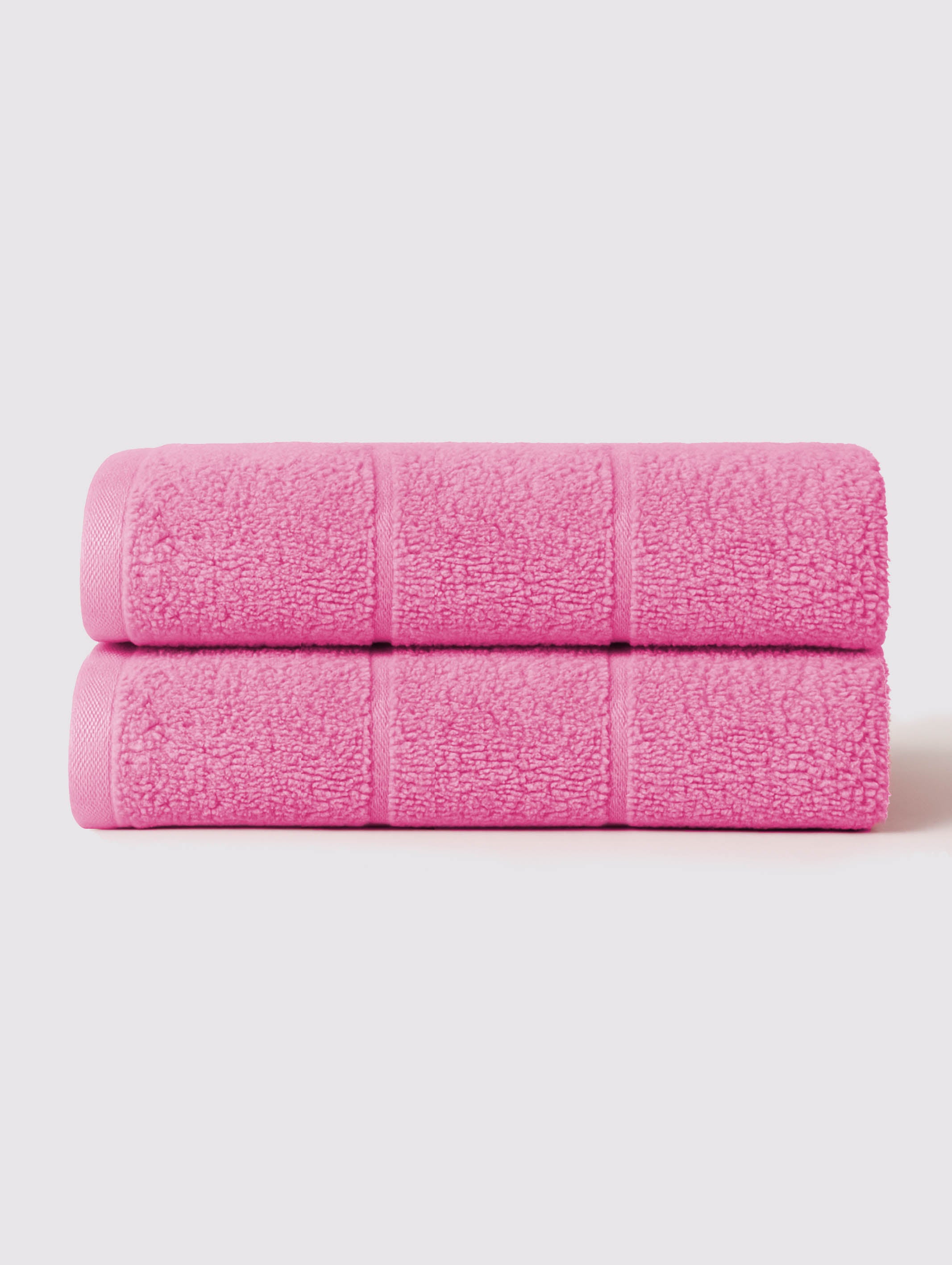 Pink hand towels, pack of 2, 16x26 inches – main product view
