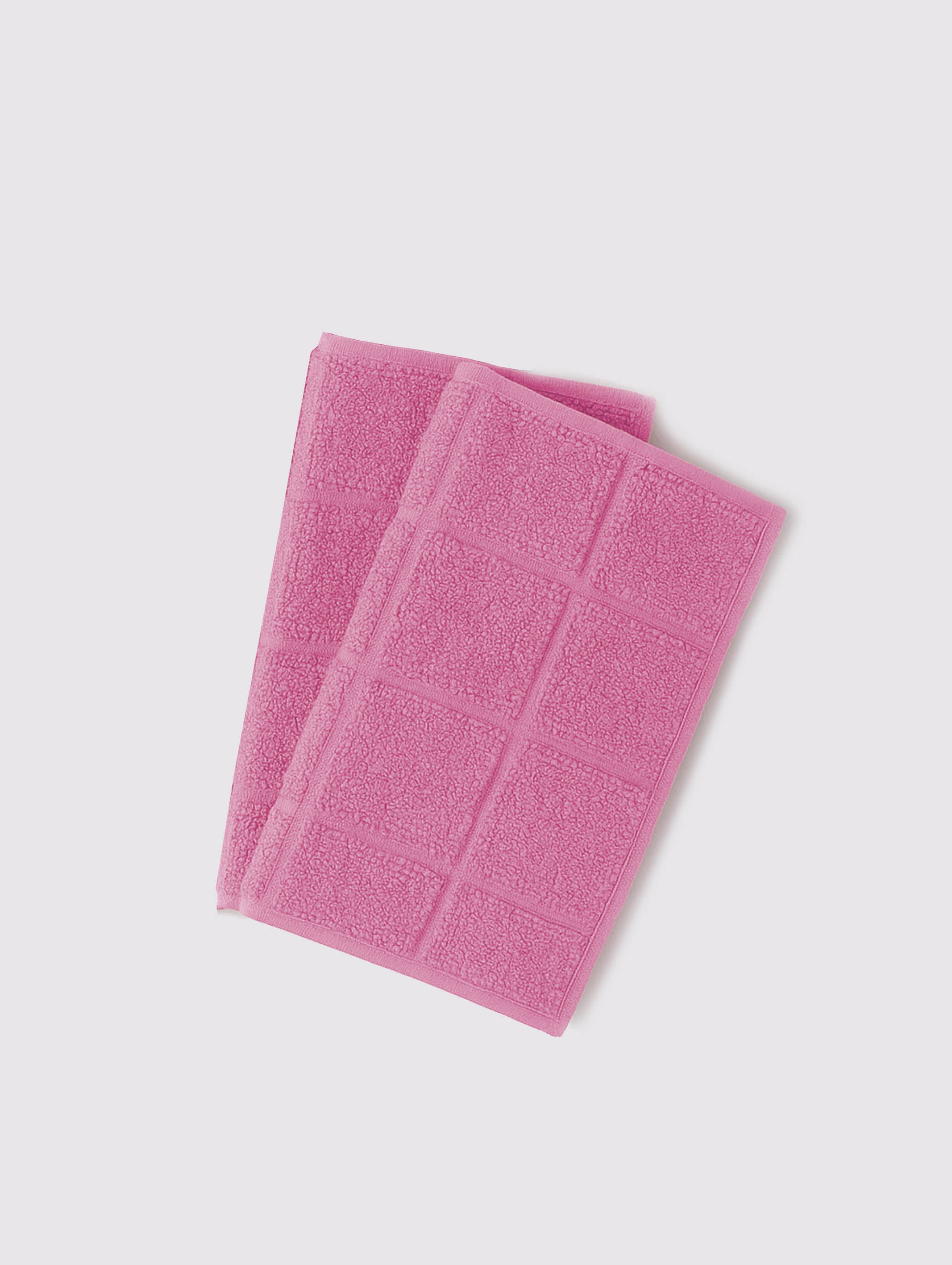 Pink hand towels, pack of 2, 16x26 inches – additional view