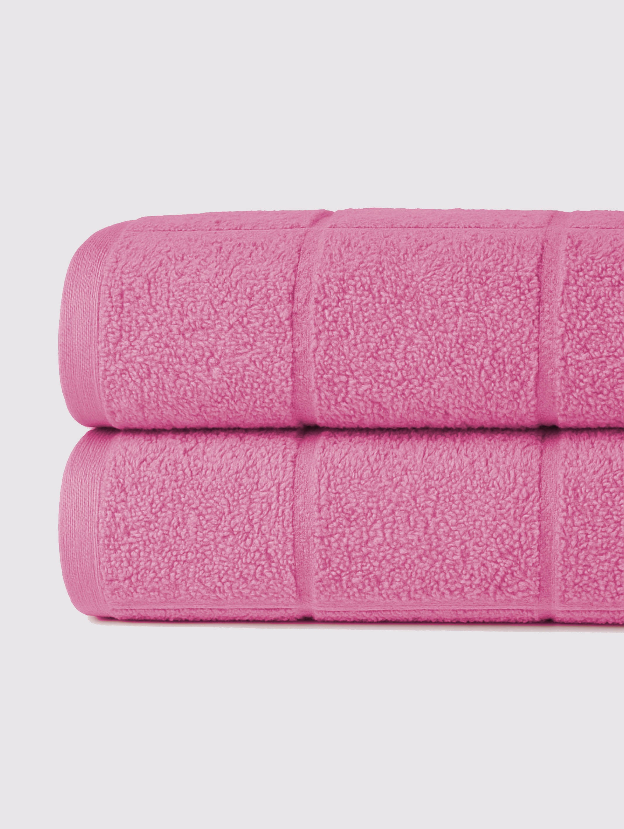 Pink hand towels, pack of 2, 16x26 inches – product detail view