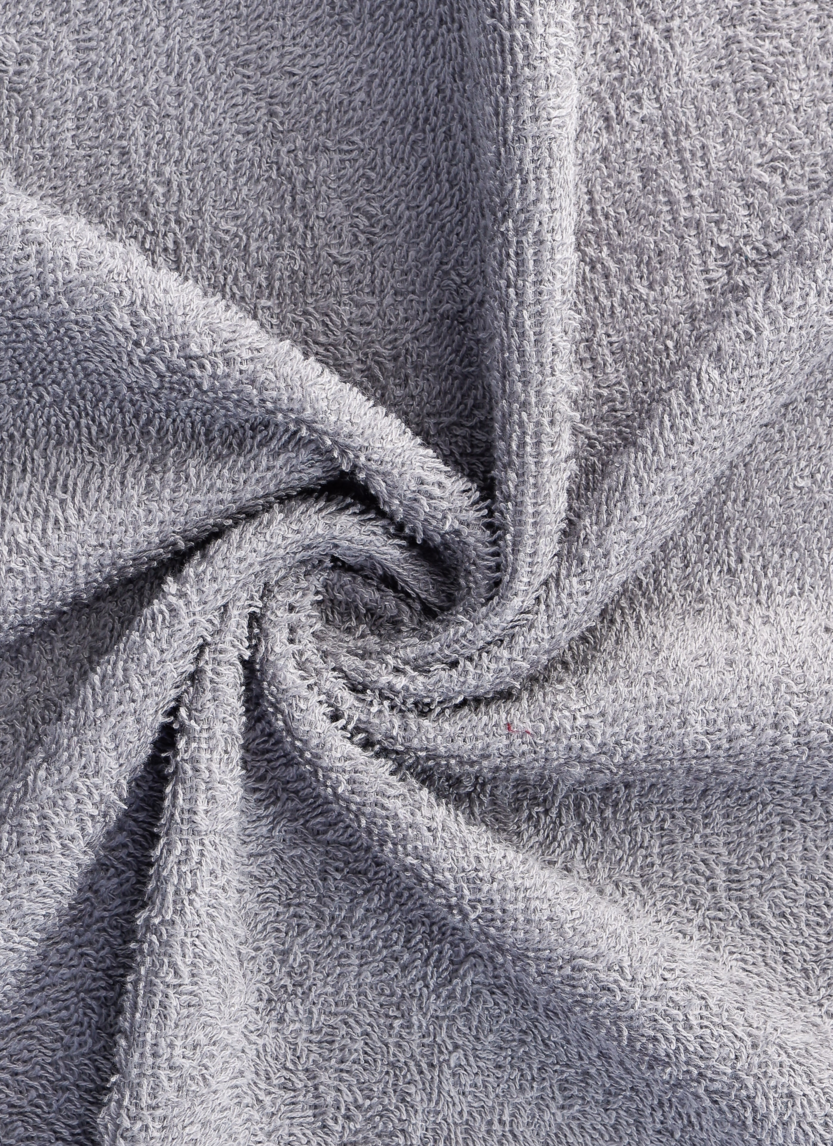 Grey quick-dry gym and sports towel, 20x35 Inches – additional view