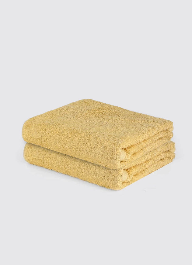Golden Beige quick-dry gym and sports towels, pack of 2, 20x35 Inches – additional view