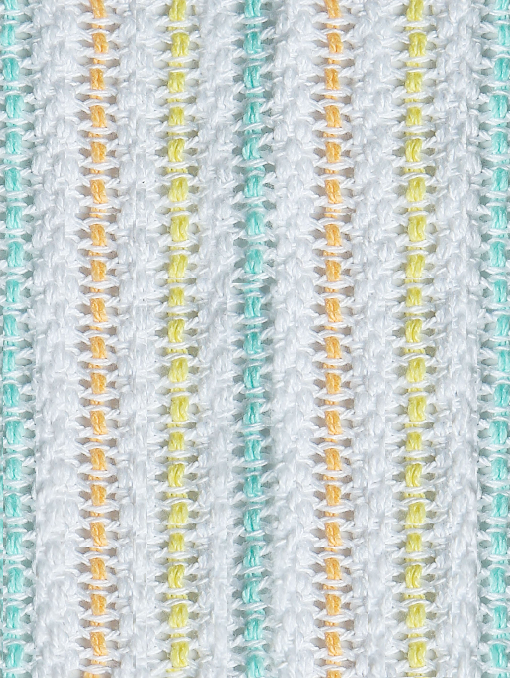 White ring-spun cotton baby blanket, pack of 1, 32x16 inches – additional view