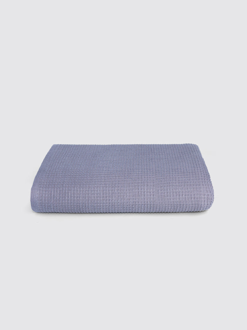 Grey ring-spun cotton bath towel, pack of 1, 27x55 inches – main product view