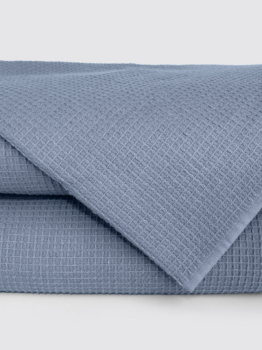 Grey ring-spun cotton bath towel, pack of 2, 27x55 inches – alternate product view