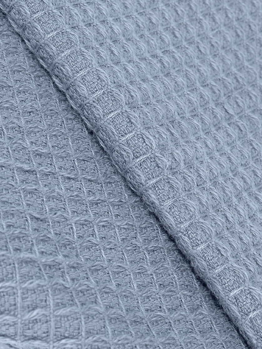 Grey ring-spun cotton bath towel, pack of 2, 27x55 inches – additional product view 3