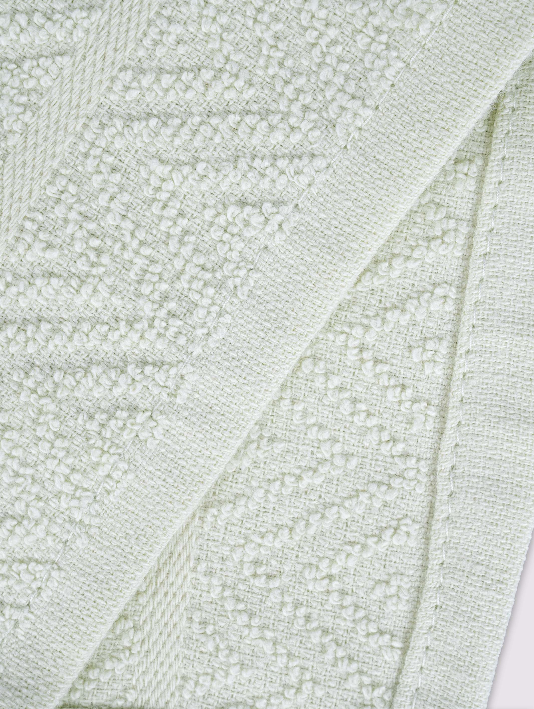 White Jade ring-spun cotton dish cloths and kitchen cleaning towels, 12x12 inches – product detail view
