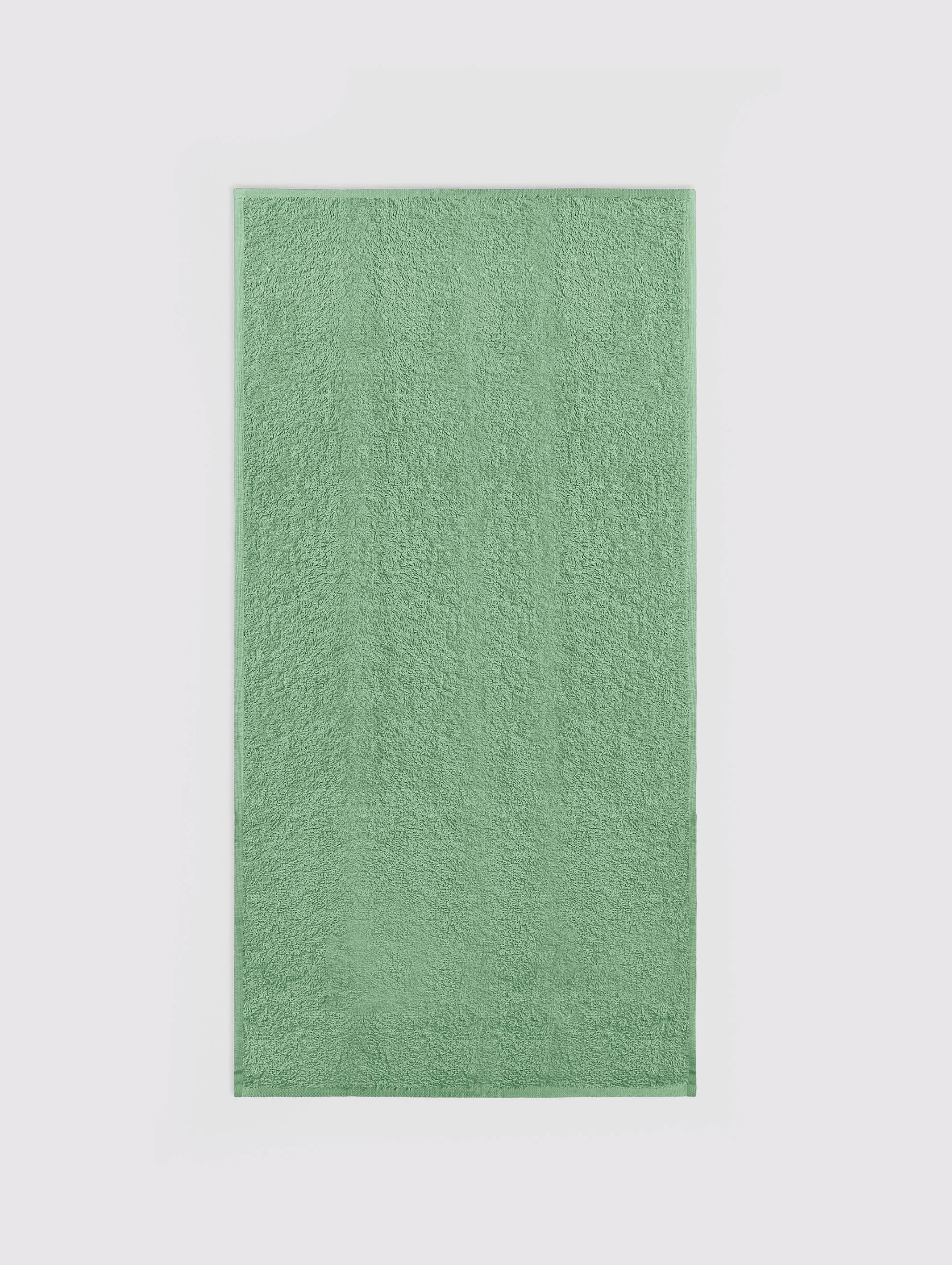 Mint Green ring-spun cotton face towels and washcloths, 13x13 inches – product detail view