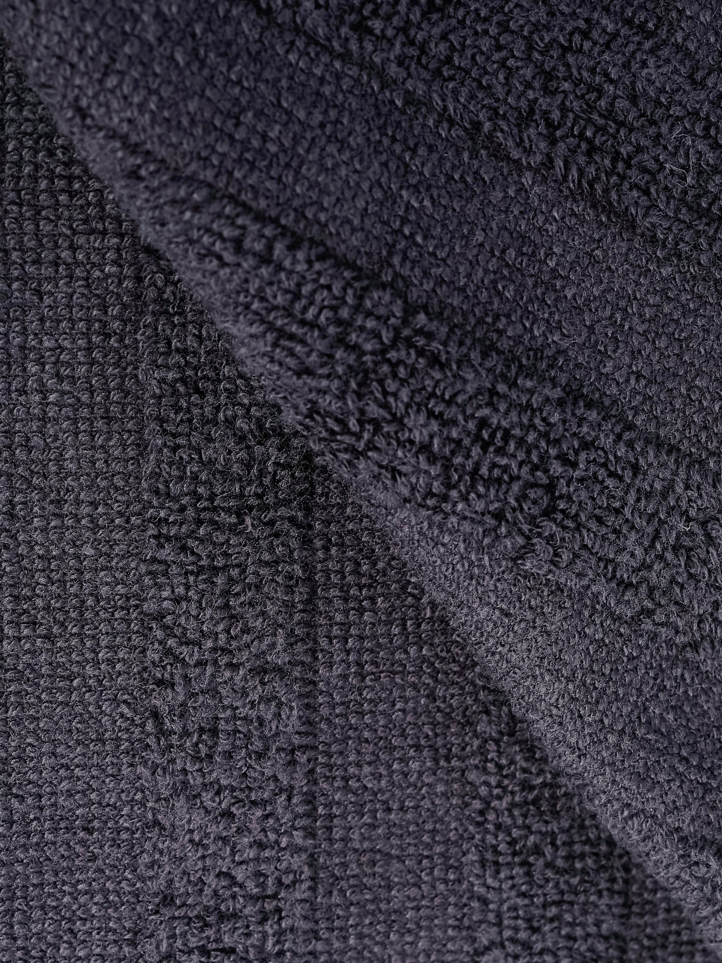 Black ring-spun cotton guest towels, 12x21 inches – main product view