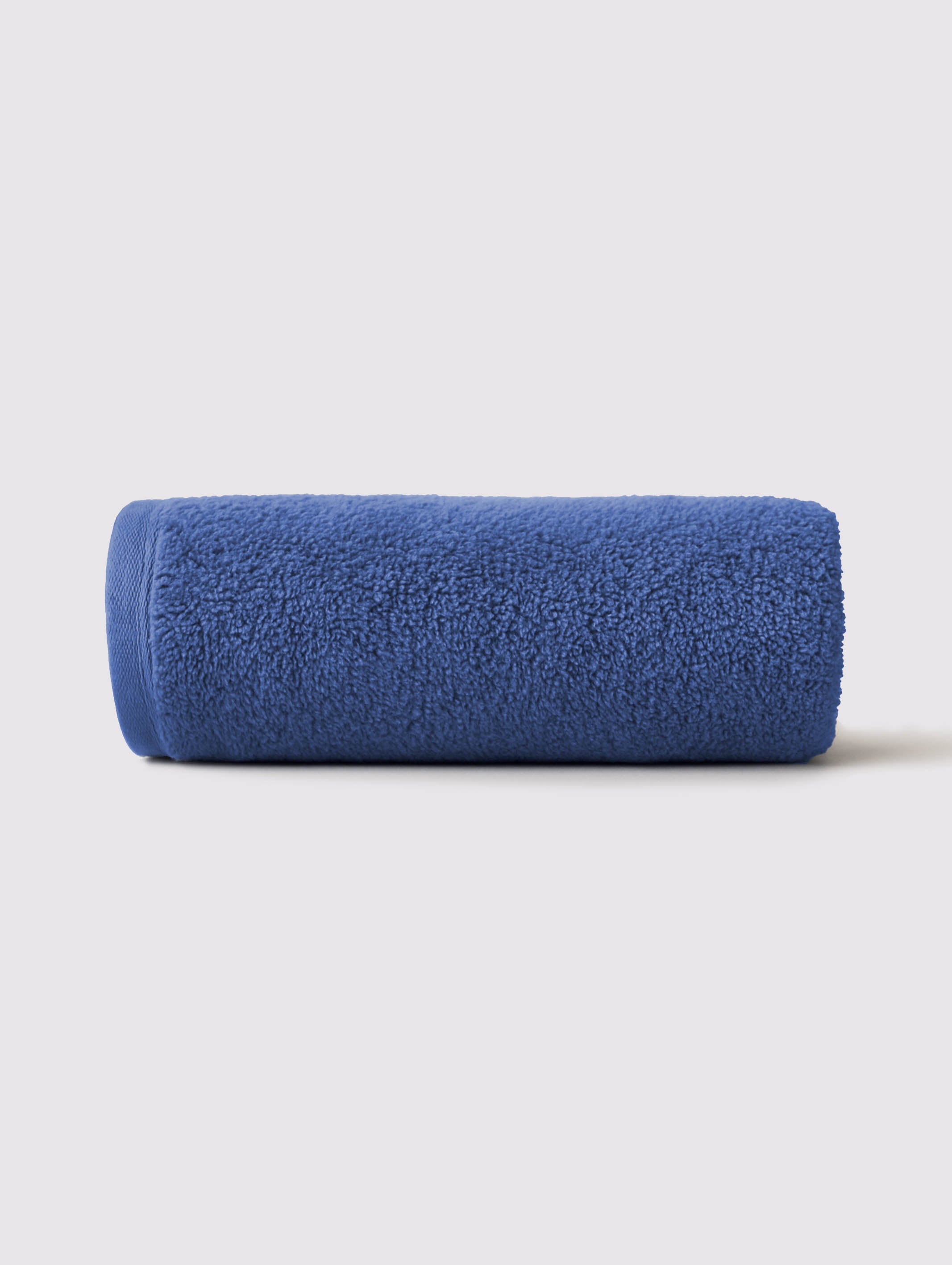Blue ring-spun cotton hand towels, pack of 1, 20x27 inches – main product view