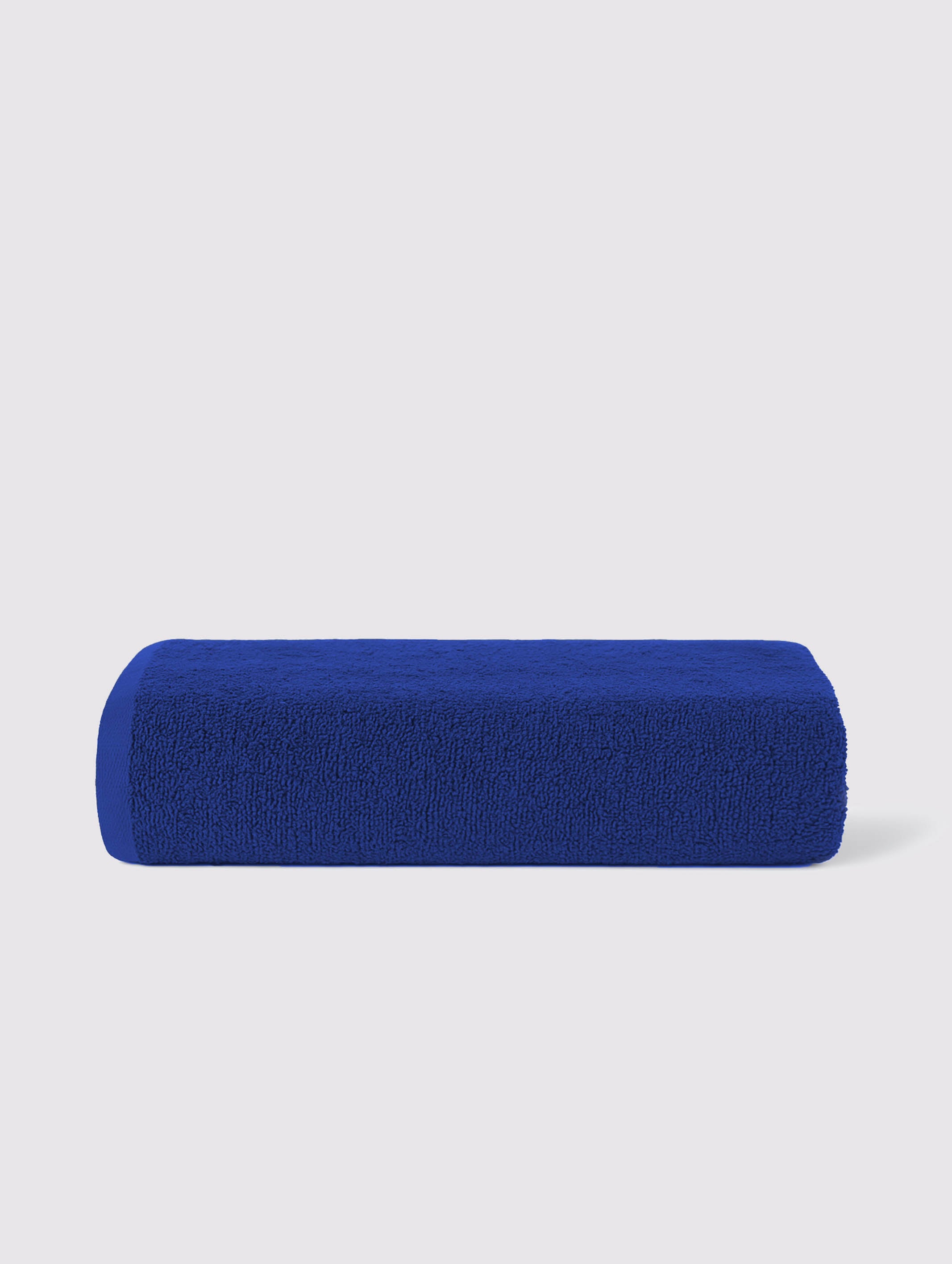 Blue ring-spun cotton hand towels, pack of 1, 20x28 inches – main product view